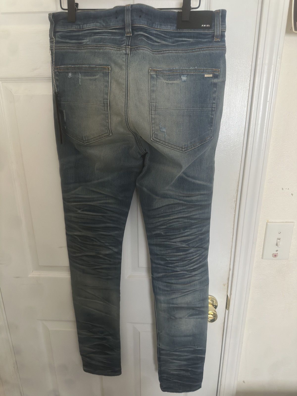 Amiri Amiri Honeycomb Indigo Size US 33 - 2 Thumbnail
