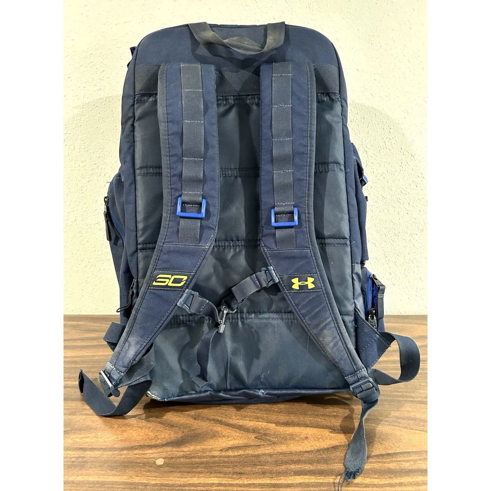 Under Armour Under Armour Steph Curry Storm Backpack Large Blue Nylon Bag Size ONE SIZE - 5 Thumbnail