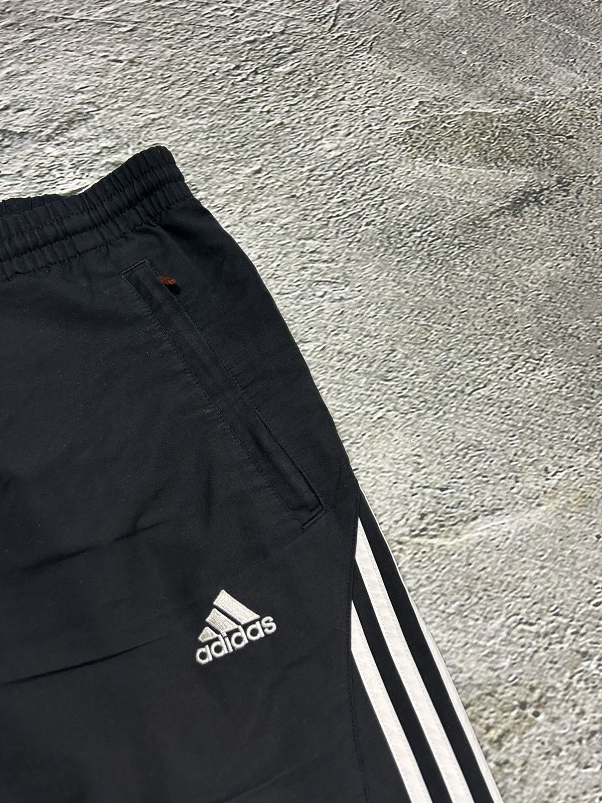 Adidas × Vintage Adidas track suit vintage red black nylon track pants drill Size US S / EU 44-46 / 1 - 14 Thumbnail