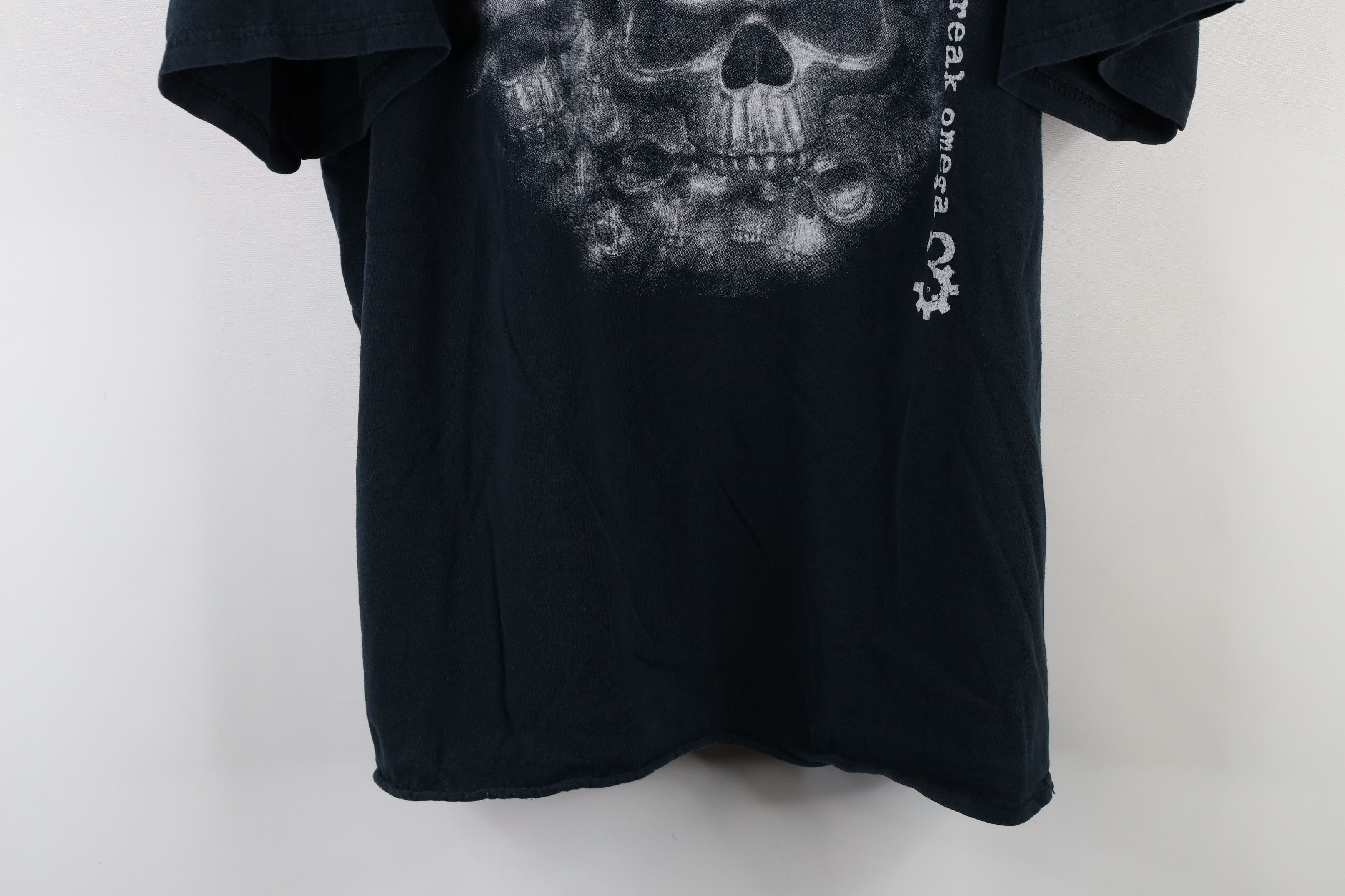 Vintage Vintage Y2K Streetwear Omega Zombies Skeleton T-Shirt Size US XL / EU 56 / 4 - 3 Thumbnail
