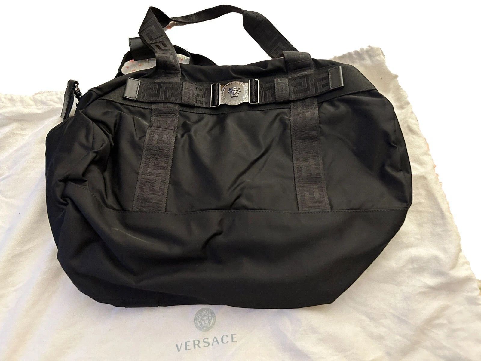 Versace versace nylon logo holdall duffle bag Size ONE SIZE - 1 Thumbnail