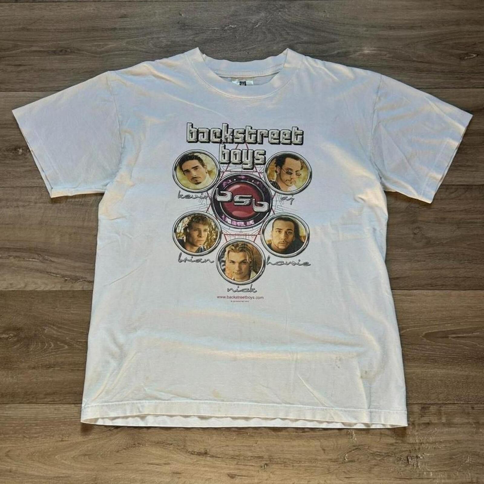 Other Vintage Backstreet Boys white band tour t shirt Size L Size US L / EU 52-54 / 3 - 1 Thumbnail