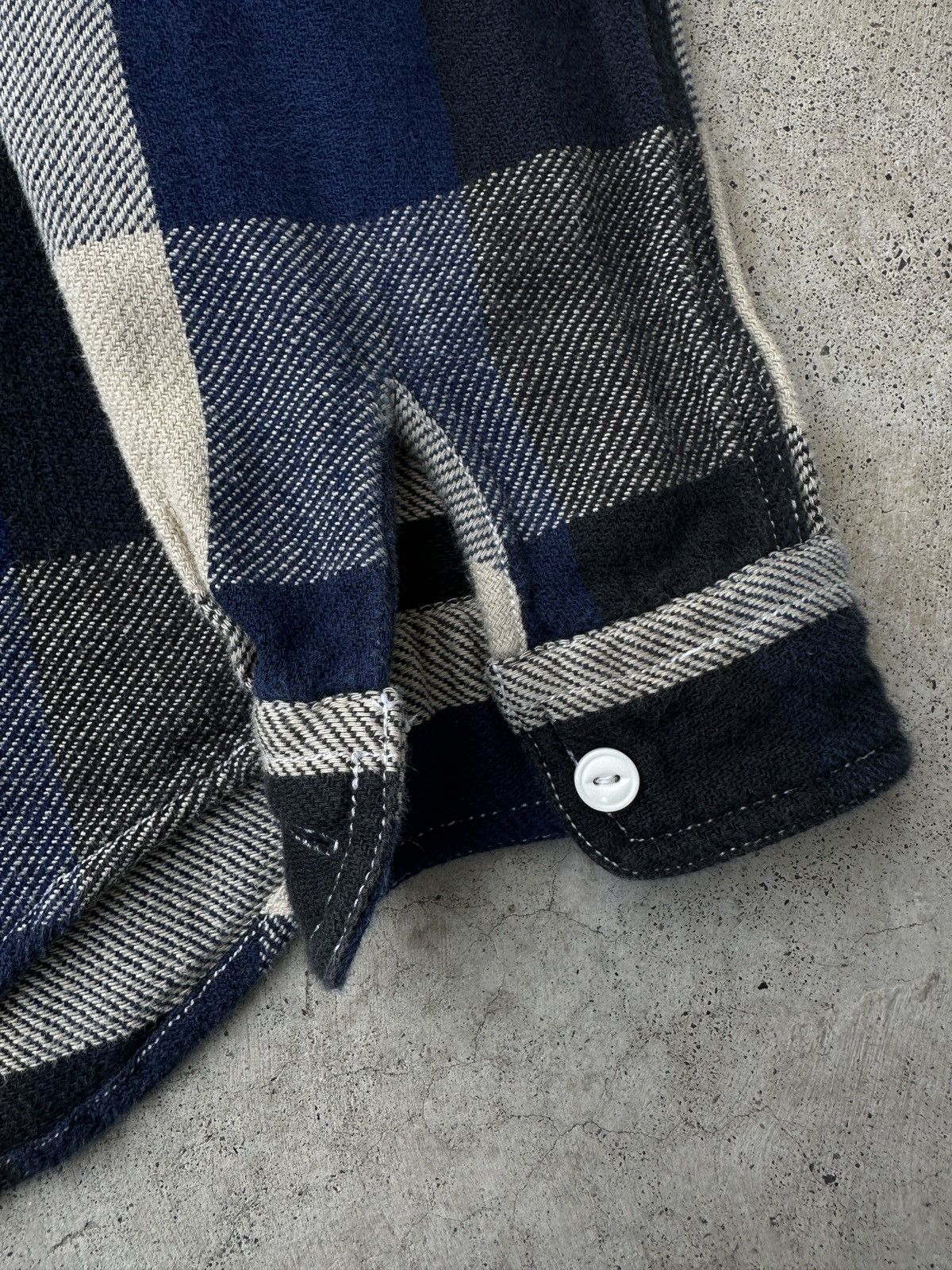 Japanese Brand Aozora Baseball Plaid Flannel button up shirt Size US L / EU 52-54 / 3 - 5 Thumbnail