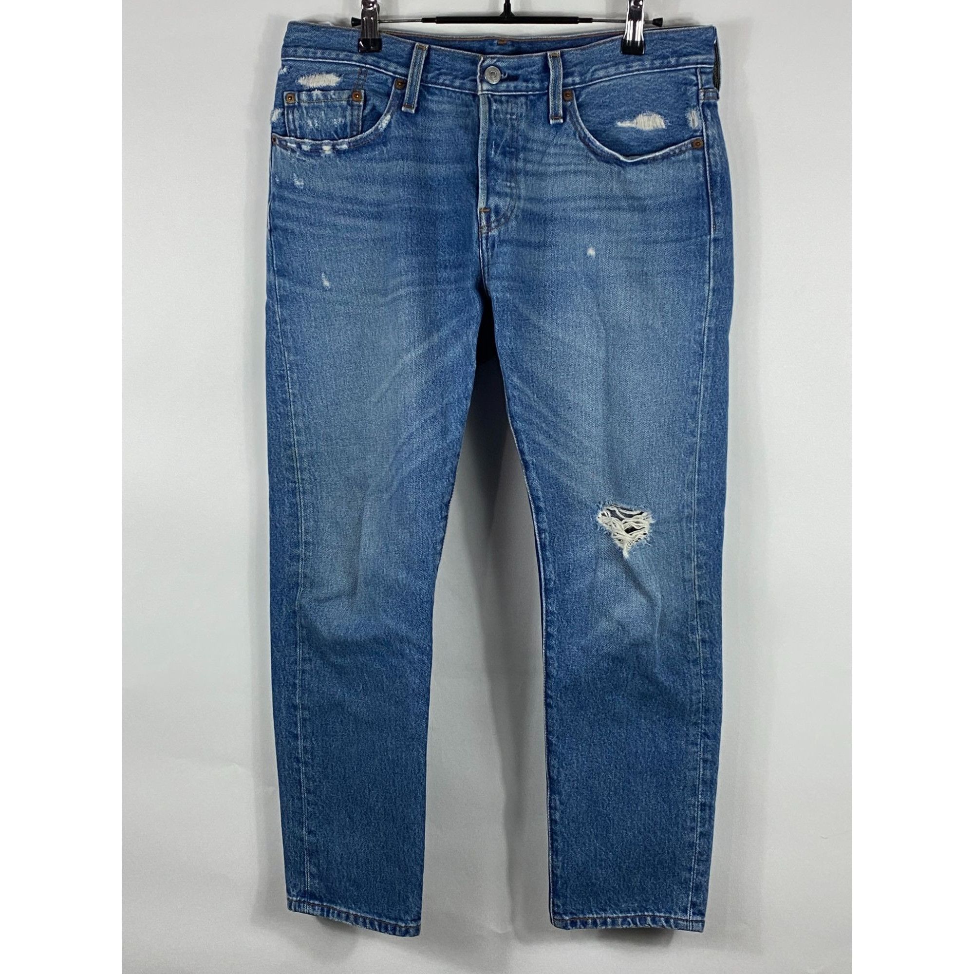 Levi's Levi's 501 Original Fit Button-Fly Straight Leg Denim Jeans Size US 30 / EU 46 - 1 Thumbnail