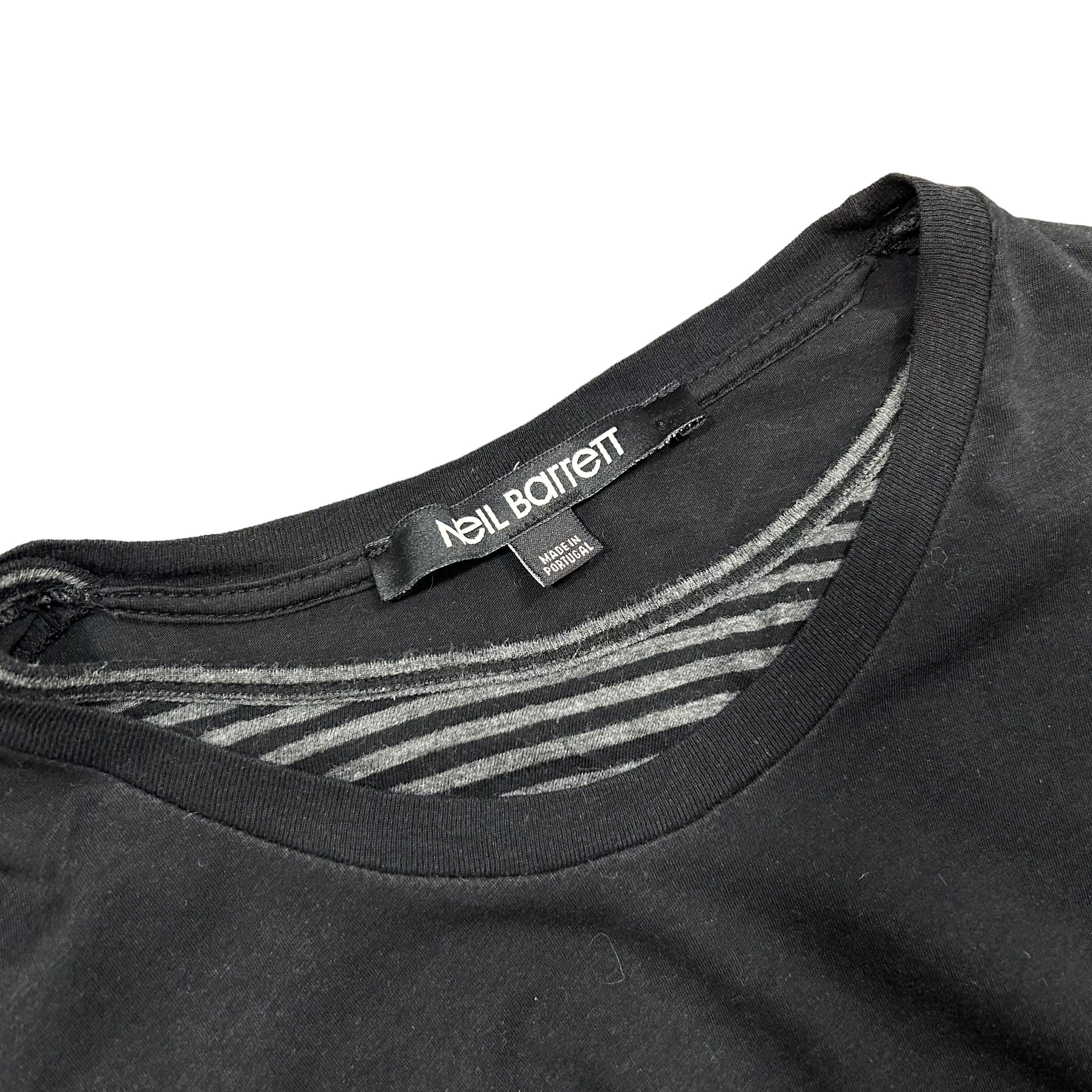 Neil Barrett Neil Barrett Black Cotton T-shirt Men's Size Small Size US S / EU 44-46 / 1 - 4 Thumbnail