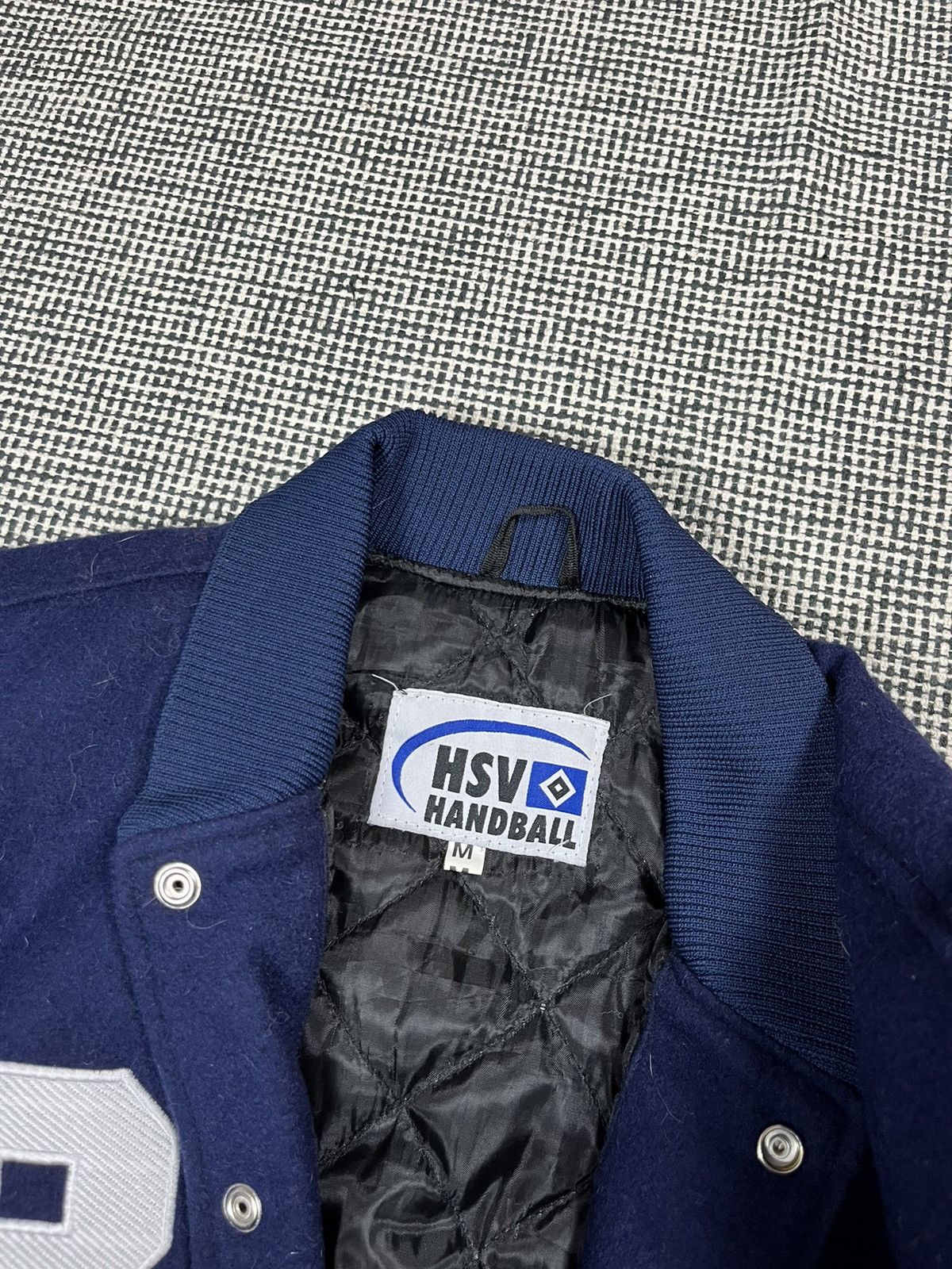 Vintage HSV Hamburg ASICS vintage varsity bomber wool jacket y2k Size US M / EU 48-50 / 2 - 3 Thumbnail