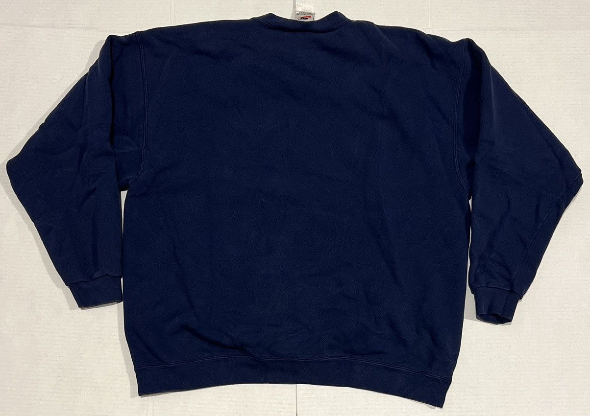 Nike Vintage 90s Nike White Tag Sweatshirt Usa Center Swoosh Blue Size US L / EU 52-54 / 3 - 2 Thumbnail