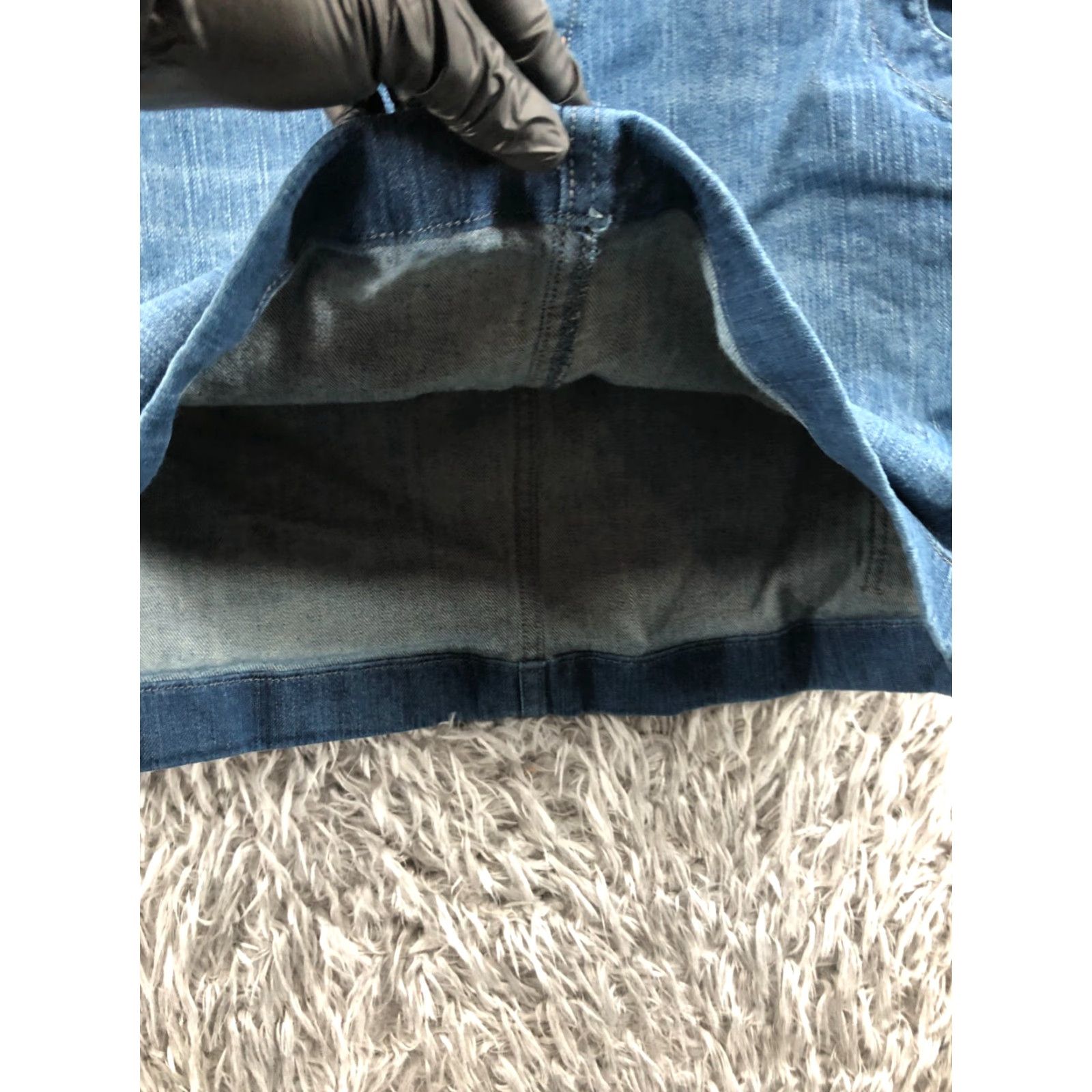 Old Navy Old Navy Denim Mini Midi Skirt Womens Size 10 Blue Jean Size 32" / US 10 / IT 46 - 4 Thumbnail