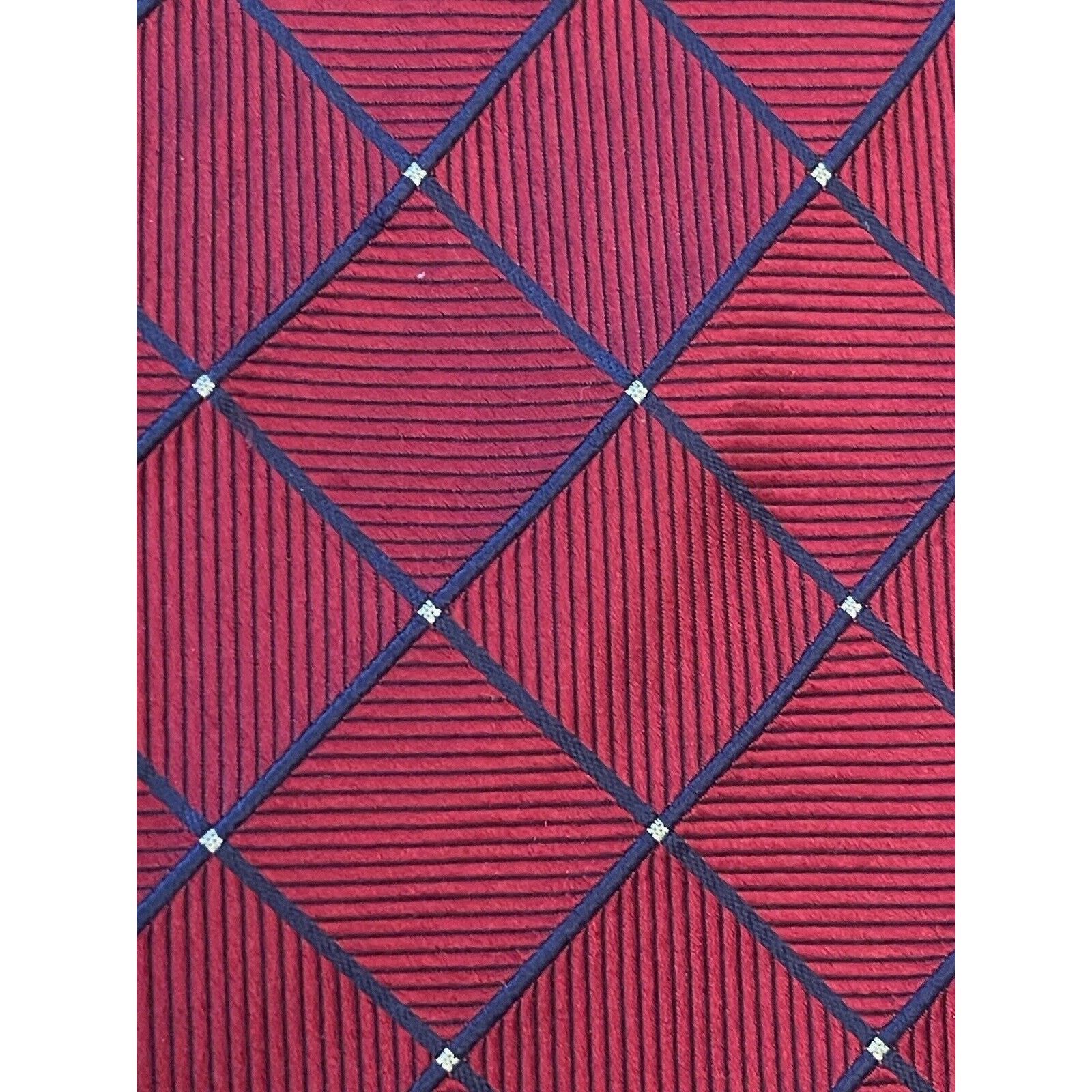 Nautica Nautica Red Blue 100% Silk Men’s Neck Tie Made In China Size ONE SIZE - 9 Thumbnail