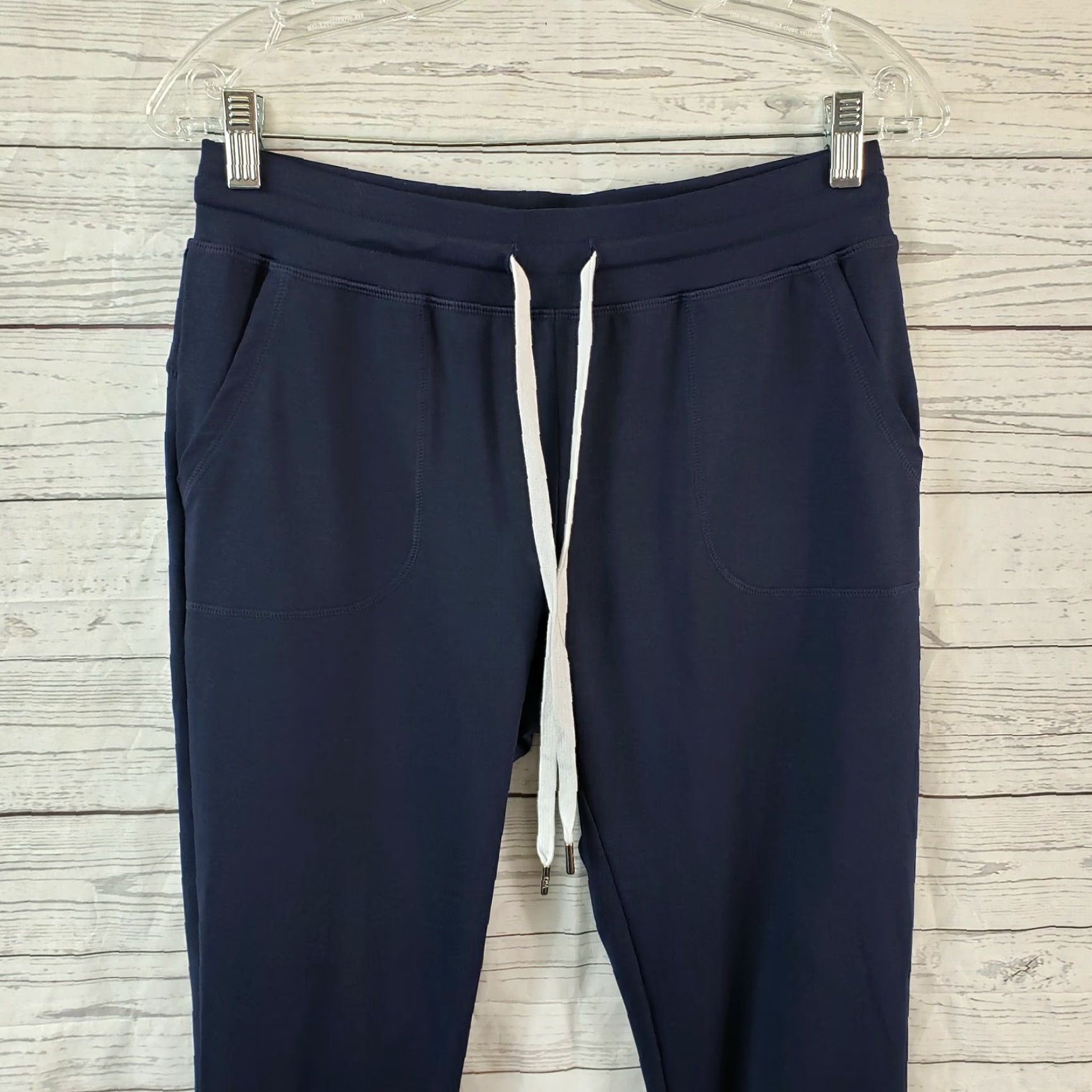 Vintage Zyia Active Womens Joggers Sz Small Blue Drawstring Mid Rise Pants Inseam 27.5 Size 28" / US 6 / IT 42 - 2 Thumbnail