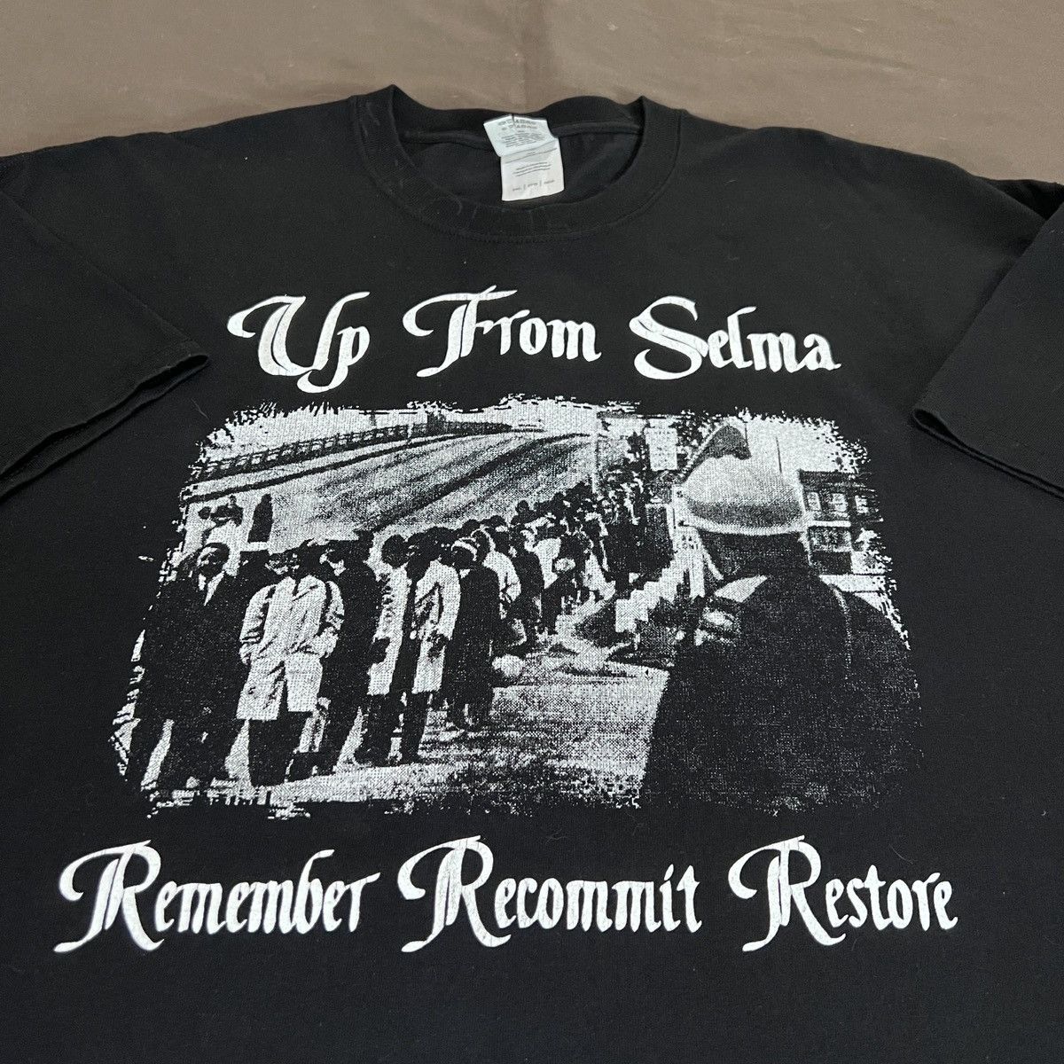Rap Tees Vintage Y2K up from selma African Americans black history Size US XXL / EU 58 / 5 - 1 Thumbnail