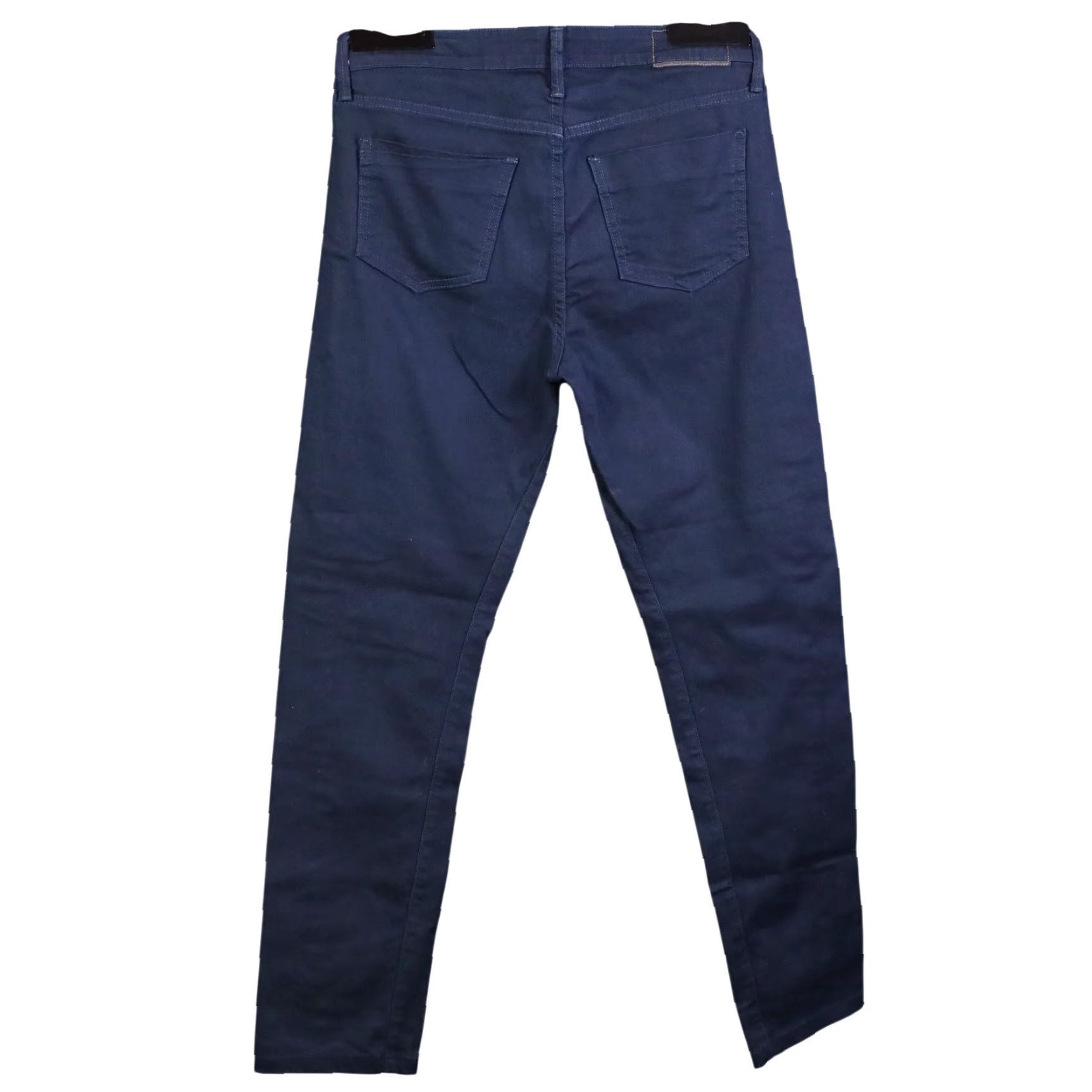 Vintage TBVM Chino Pants Mens 29 Navy Blue Slim Straight Leg Slim Chino 5-Pocket Casual Travel Modern City Preppy Jeans Mens Size US 29 - 2 Thumbnail