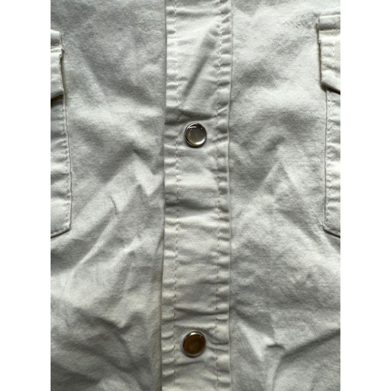 Vintage BC Ethic Button-Up Shirt Short Sleeve M Mens Beige Cotton Spandex Size US M / EU 48-50 / 2 - 6 Thumbnail