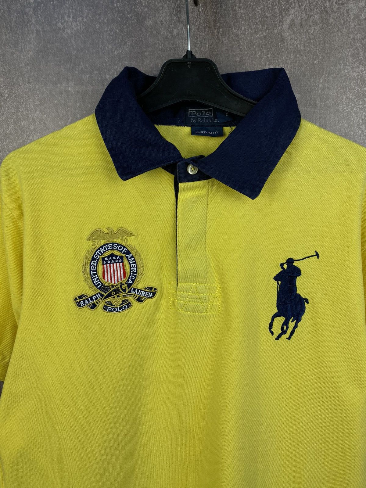 Polo Ralph Lauren Vintage USA Polo Ralph Lauren polo shirt 90s rare Size US XL / EU 56 / 4 - 3 Thumbnail