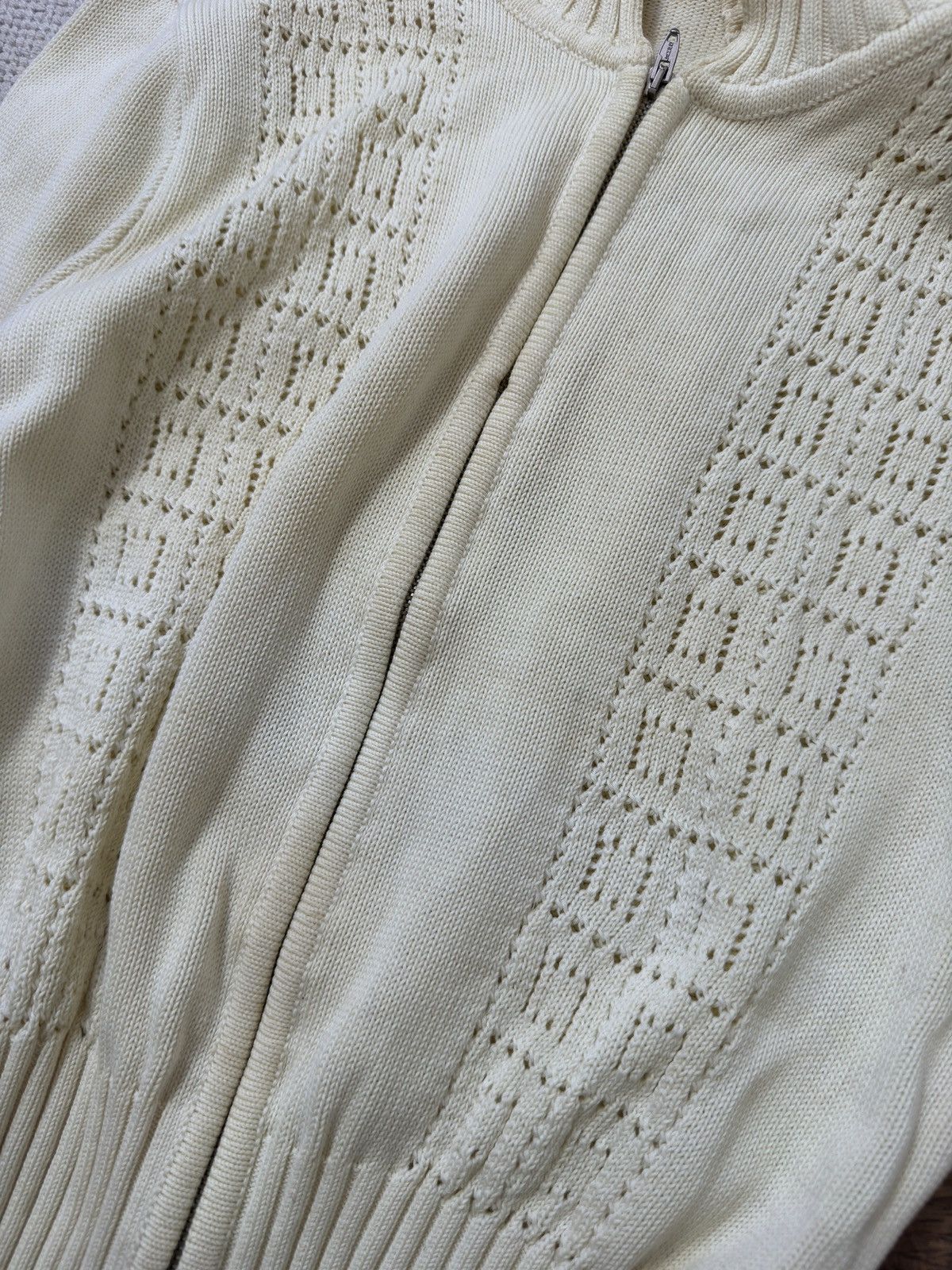 Marc Jacobs × Vintage VINTAGE MARK JACOBS 2000s KNITTED ZIP UP SWEATER Size S / US 4 / IT 40 - 4 Thumbnail