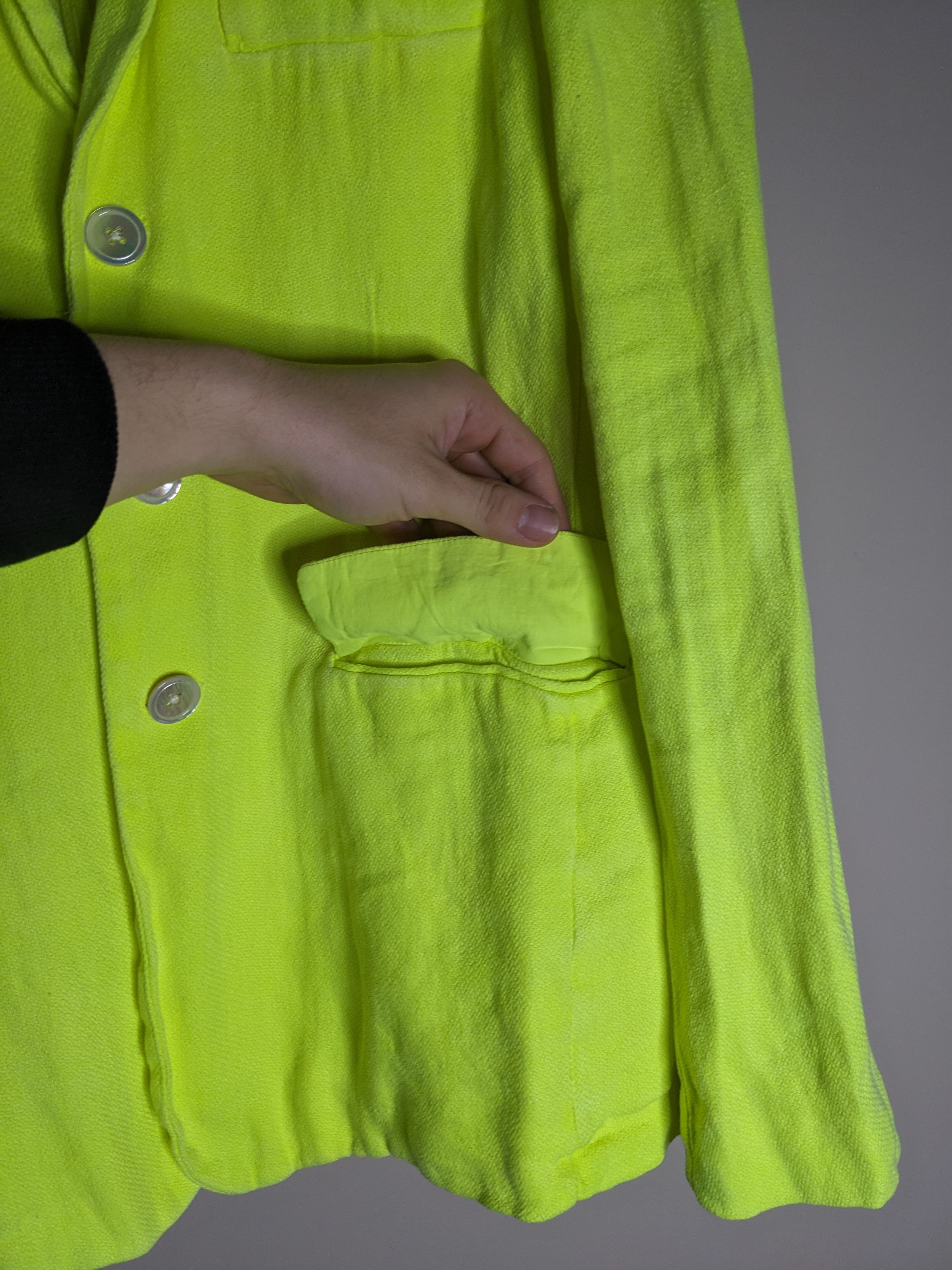 Polo Ralph Lauren Polo Ralph Lauren Linen Blazer Jacket Size 8 Chartreuse Size M / US 6-8 / IT 42-44 - 6 Thumbnail