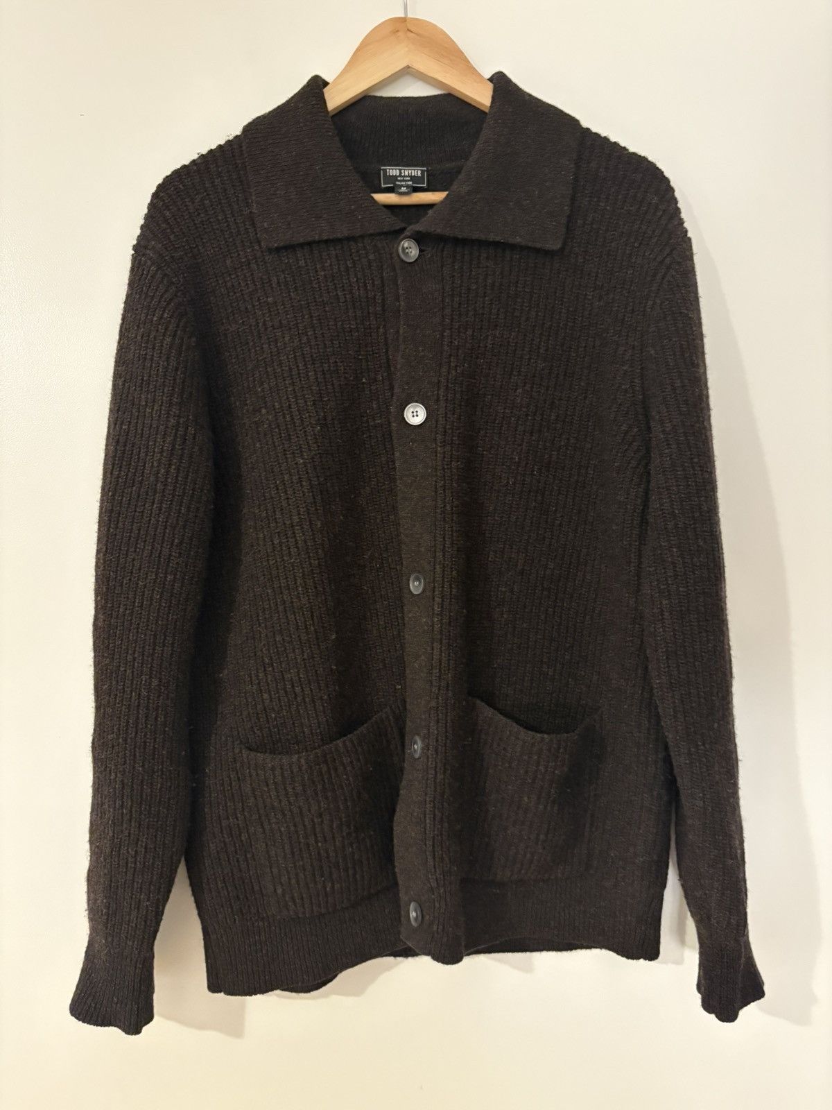 Todd Snyder Wool Collared Cardigan Size US M / EU 48-50 / 2 - 1 Thumbnail