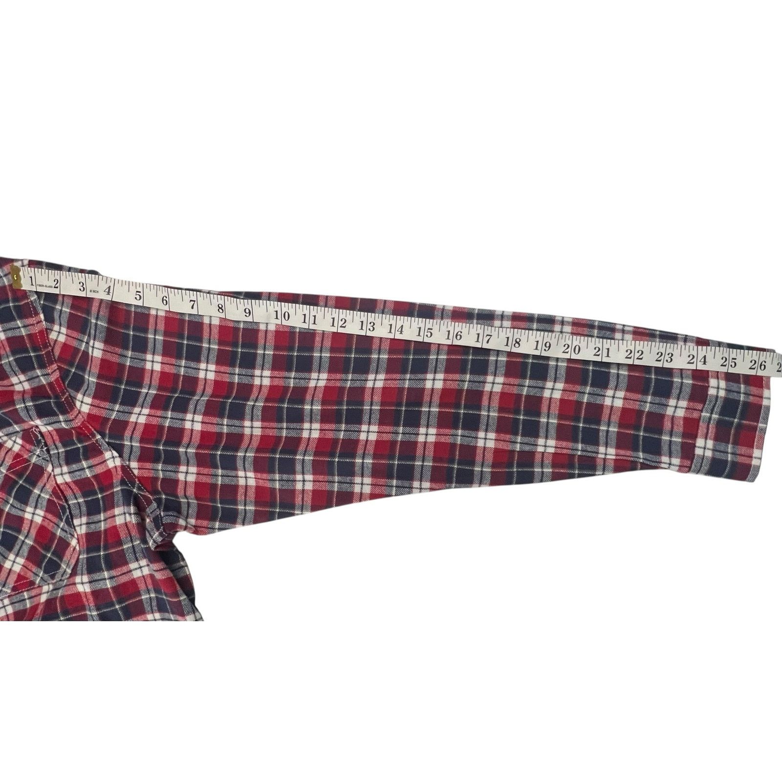 UNIONBAY UNIONBAY Men’s XL Flannel Shirt Hoodie Red Plaid Button Down Size US XL / EU 56 / 4 - 12 Thumbnail