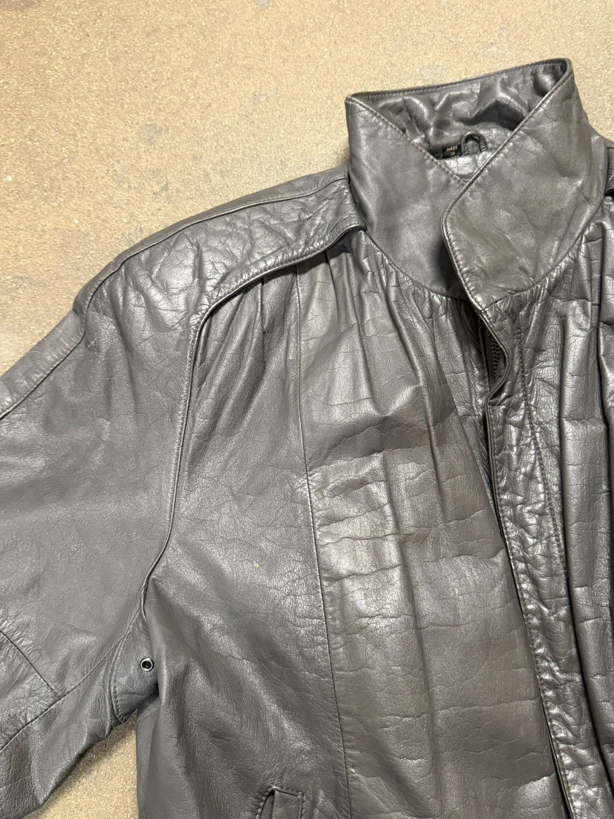 Vintage Vintage 80’s “Chess king” leather jacket Size US S / EU 44-46 / 1 - 3 Thumbnail