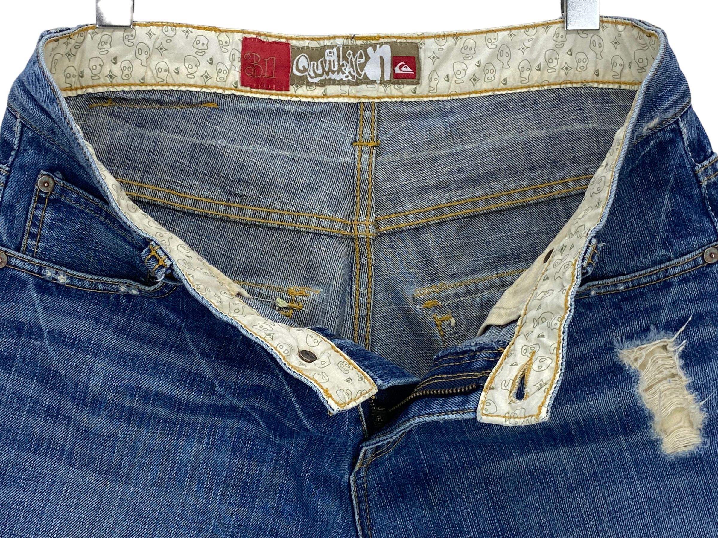 Quiksilver Quiksilver Patchwork Baggy Denim Jeans Size US 31 - 11 Thumbnail