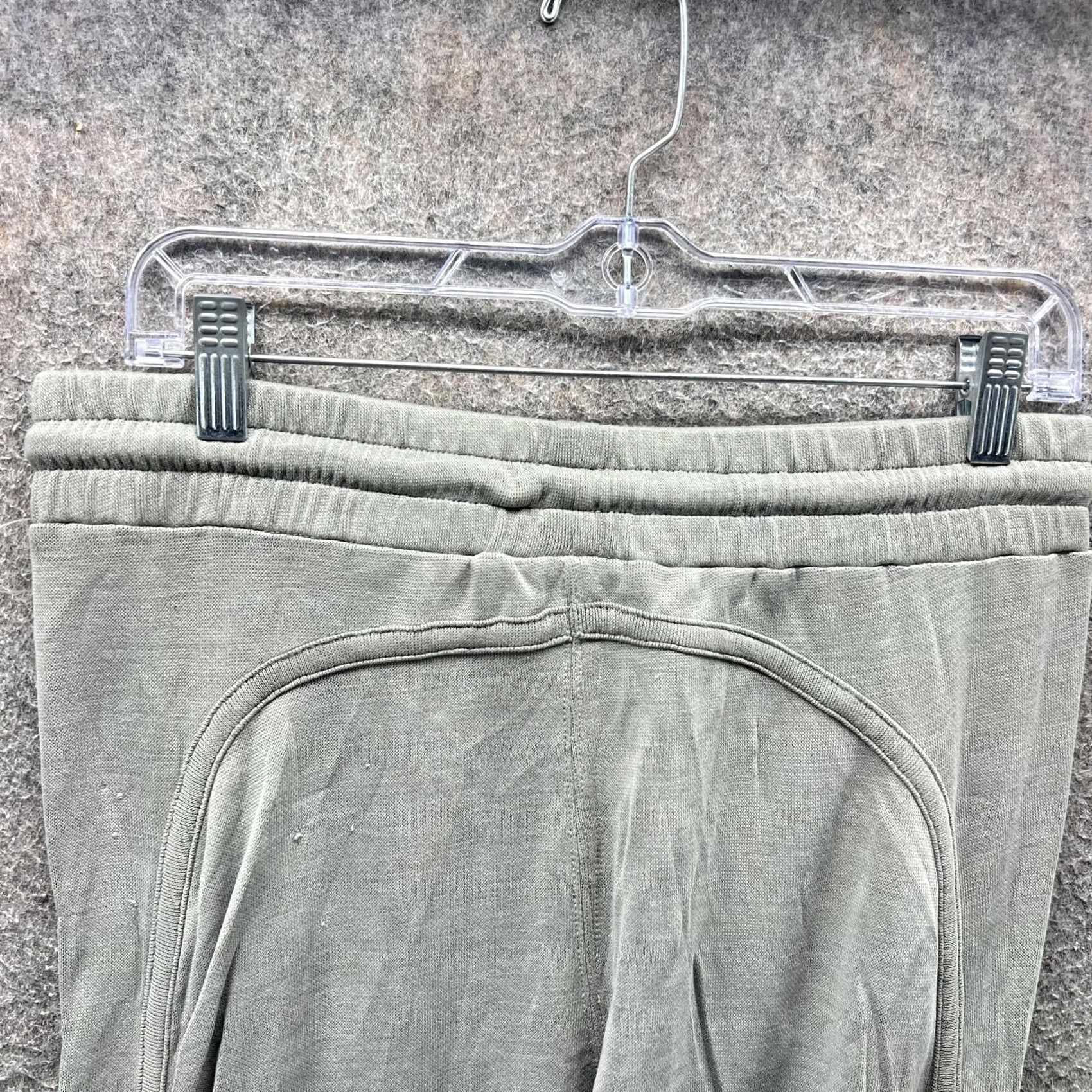 Free People Free People Jogger Pants Womens M Green Elastic Waist Lounge Crew Pocketed Tapered Inseam 25" Casual Activewear Size 32" / US 10 / IT 46 - 5 Thumbnail