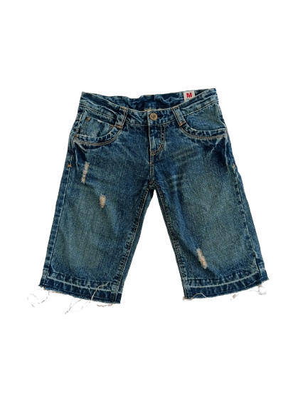 Japanese Brand KISS MARK DENIM Short Pants Nice Style Size 29" - 1 Thumbnail