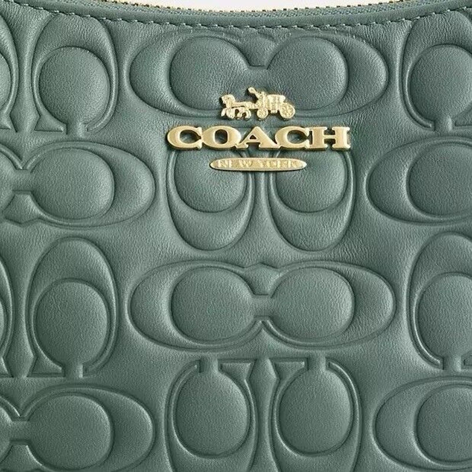 Coach NWT Coach Teri Shoulder Bag In Signature Leather CY674 Size ONE SIZE - 11 Thumbnail