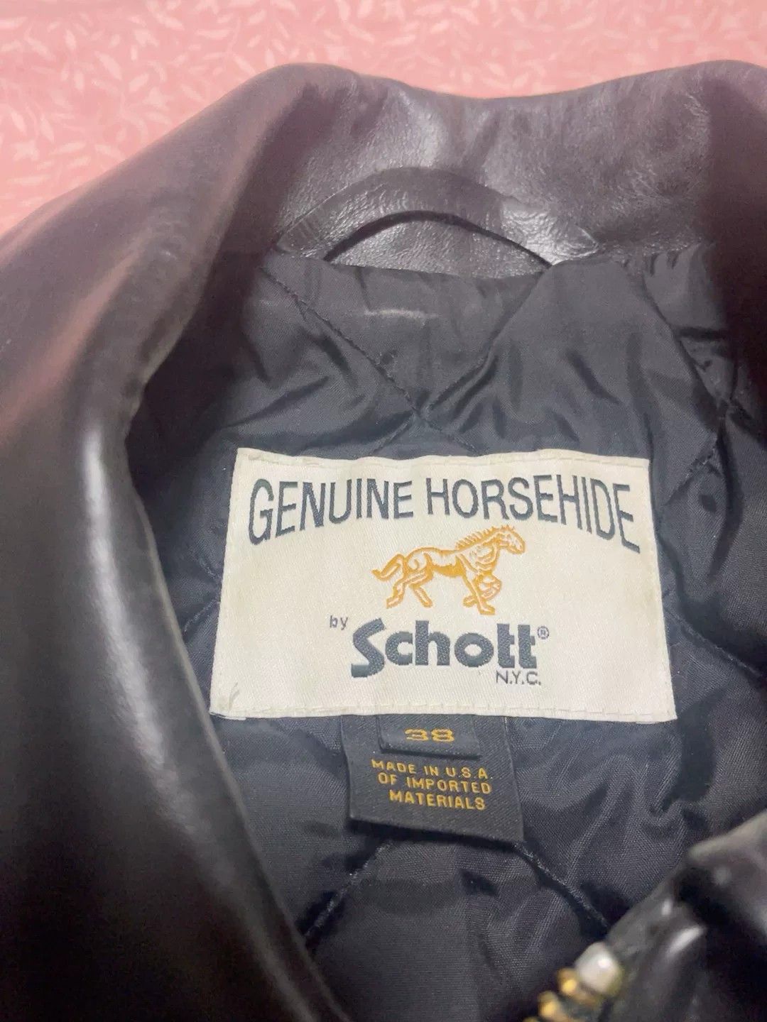 Schott Schott 689h Horseskin Leather Coat Size US M / EU 48-50 / 2 - 9 Thumbnail