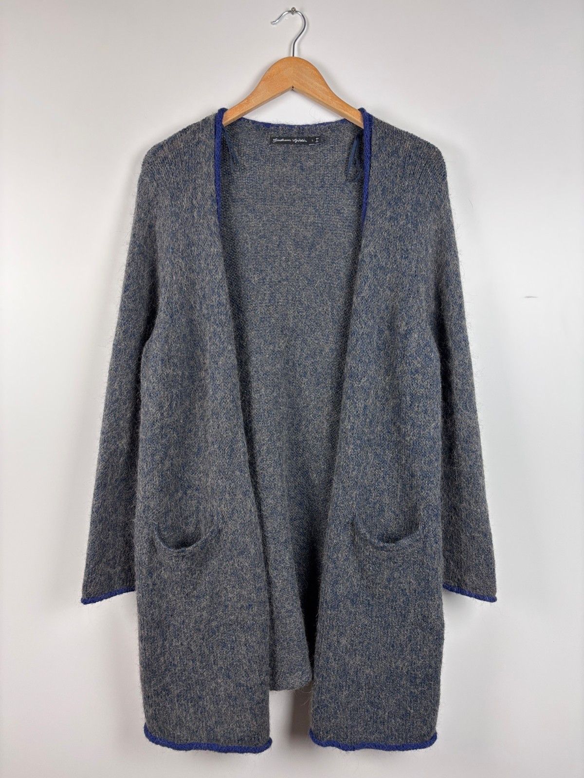 Gudrun Sjoden Gudrun Sjoden Long Sweater Open Cardigan Alpaca Wool L Size L / US 10 / IT 46 - 1 Thumbnail