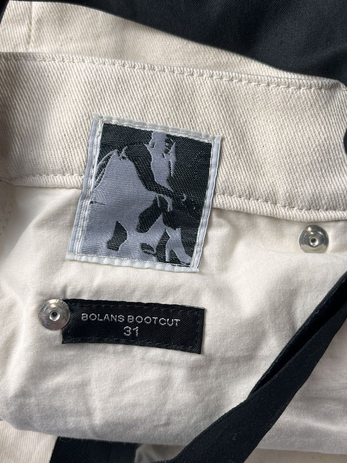 Rick Owens SS22 Rick Owens Bolan Bootcut Pants Flared Fogachine Size US 31 - 9 Thumbnail