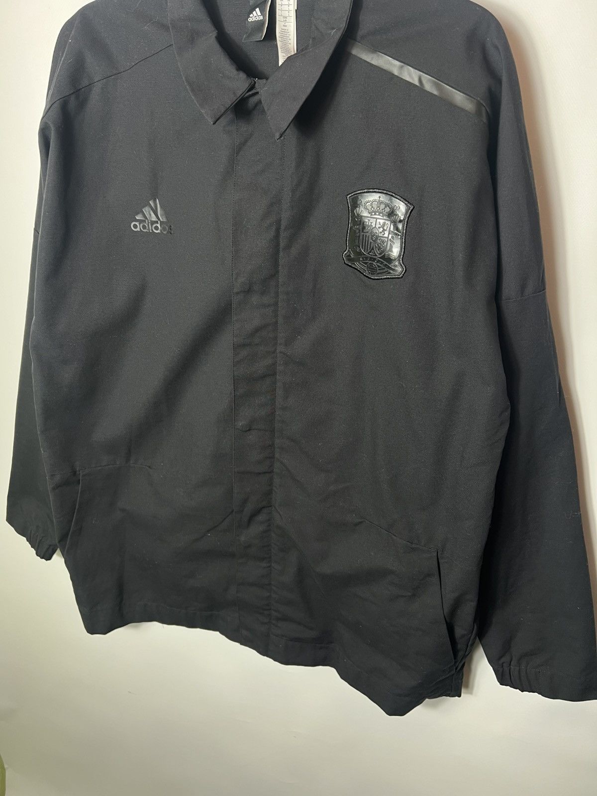 Adidas Vintage adidas Spain ZNE National Soccer Football Jacket Size US L / EU 52-54 / 3 - 3 Thumbnail