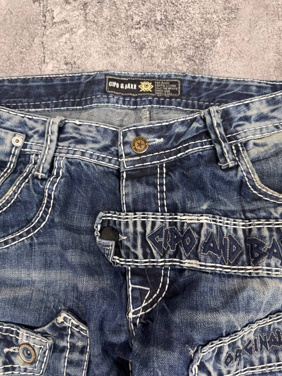 Other Cipo & Baxx Vintage Men Denim Jeans BlueSize W33 Size US 33 - 5 Thumbnail