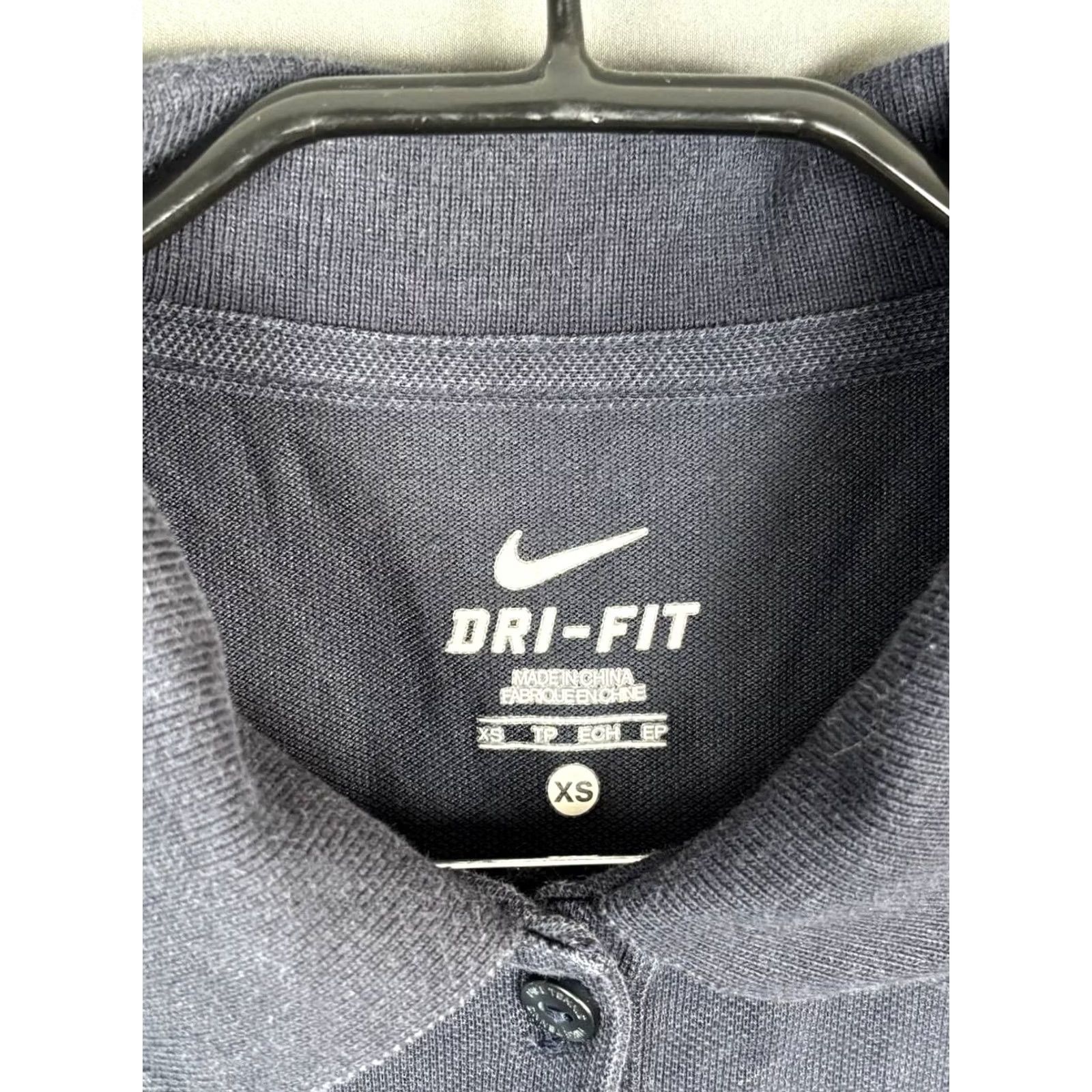 Nike Nike Shirt Womens XS Black Roger Federer Tennis Polo Size Button Dri Fit Size XS / US 0-2 / IT 36-38 - 3 Thumbnail