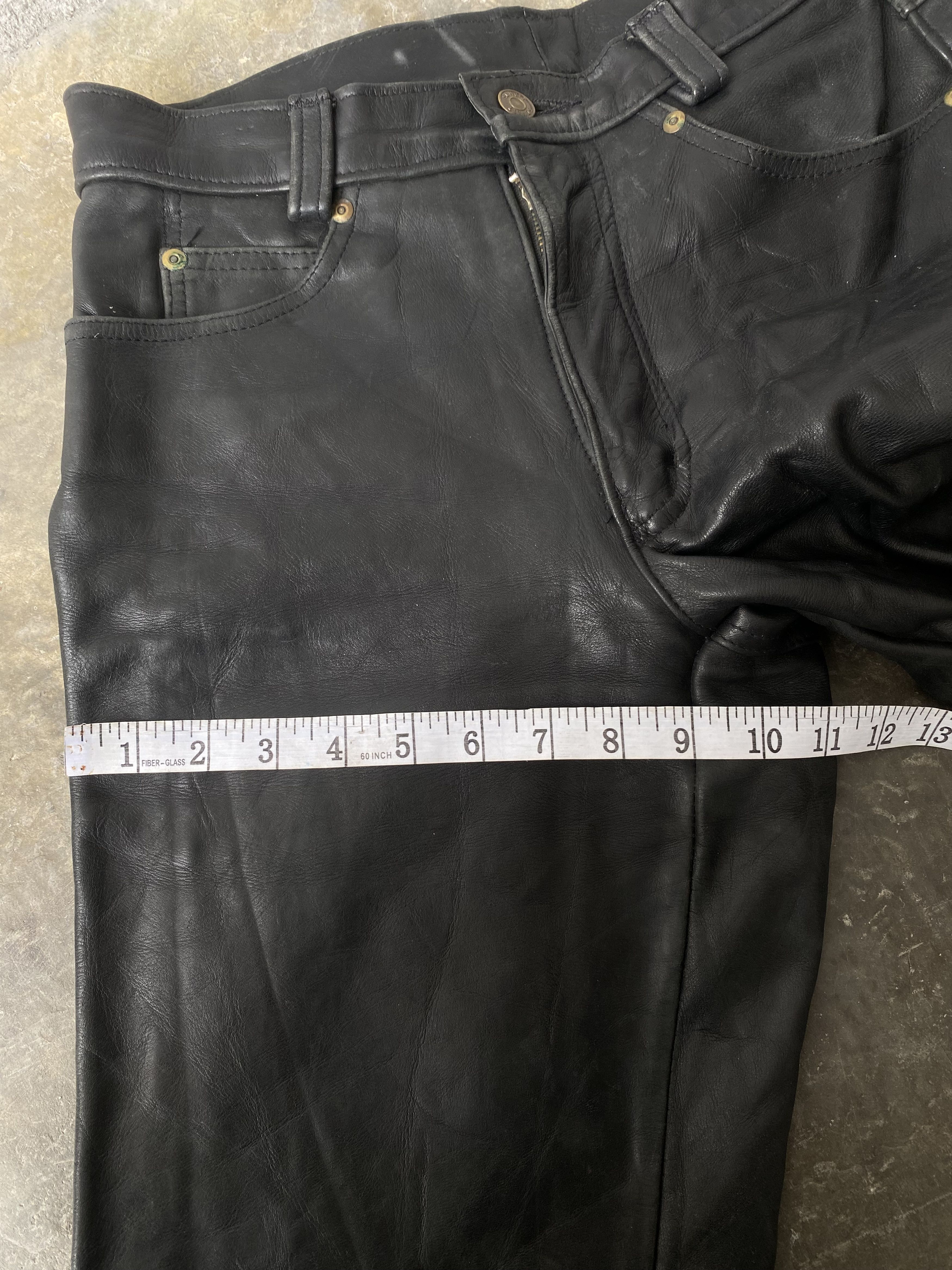 Genuine Leather × Schott × Vintage Authentic Vintage Schott Perfecto Racer Leather Pants Size US 30 / EU 46 - 18 Thumbnail