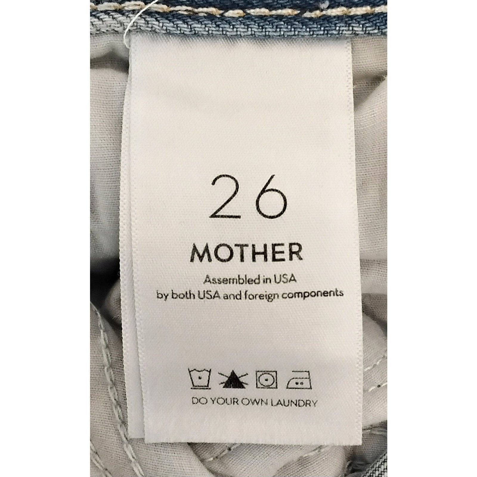 MOTHER Mother Hiker Hover Jeans Women's 26 Light Wash High Waist Size 26" / US 2 / IT 38 - 8 Thumbnail