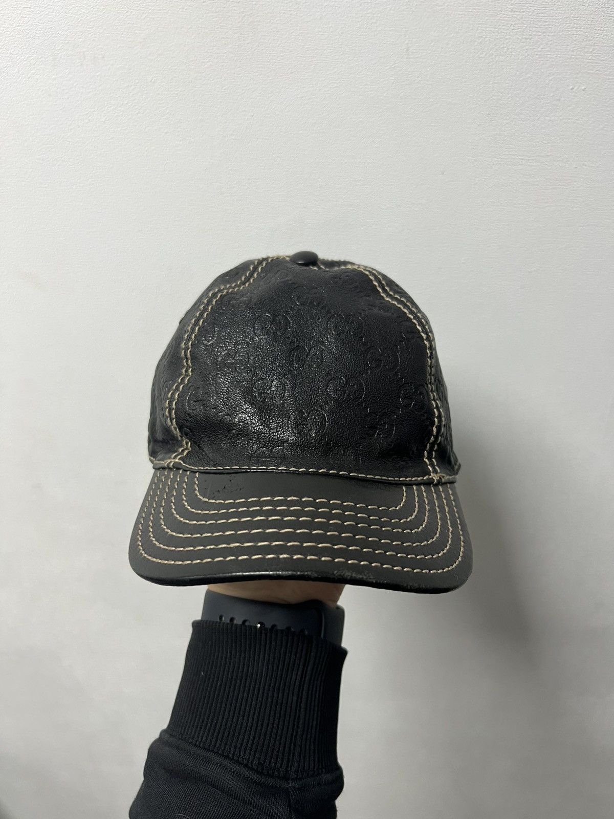 Gucci Vintage Gucci Cap Monogram Size ONE SIZE - 2 Thumbnail