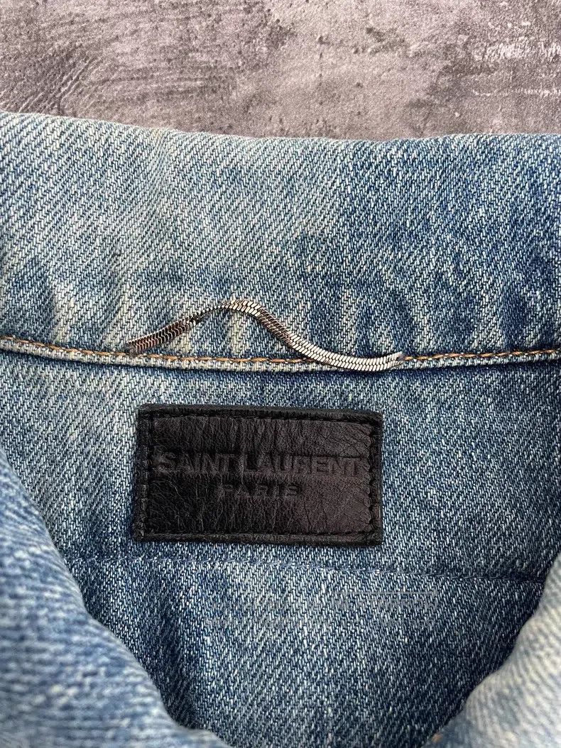 Saint Laurent Paris Saint Laurent Paris Slogan splashed worn-out big destroyed Size US S / EU 44-46 / 1 - 7 Thumbnail