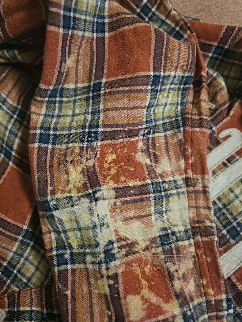 Amiri Amiri Orange Plaid Shirt Size US M / EU 48-50 / 2 - 8 Thumbnail
