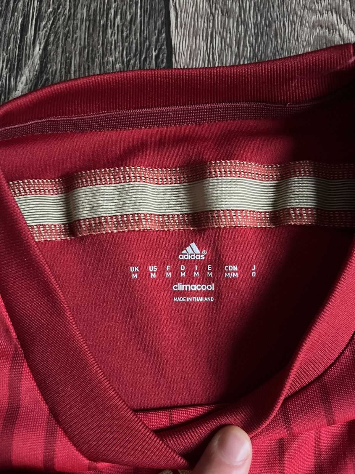 Adidas ADIDAS Spain Home 2014-2015 FIFA World Cup Champions Jersey Size US M / EU 48-50 / 2 - 6 Thumbnail
