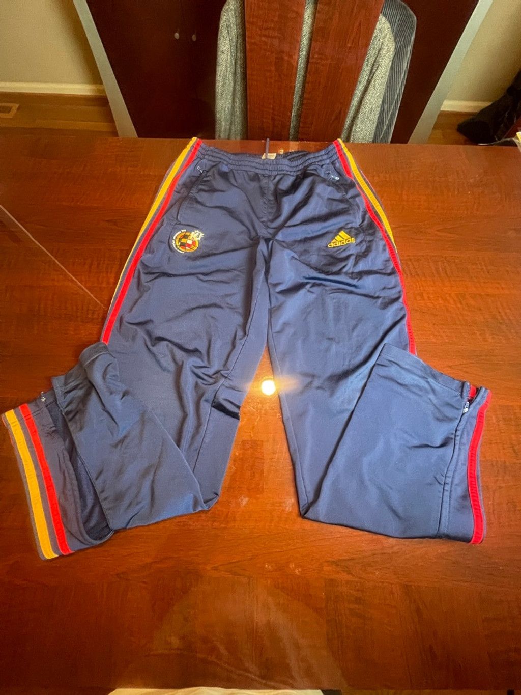 Adidas Adidas Spain RFEF National Team Soccer Track Suit Men's L Size US L / EU 52-54 / 3 - 13 Thumbnail