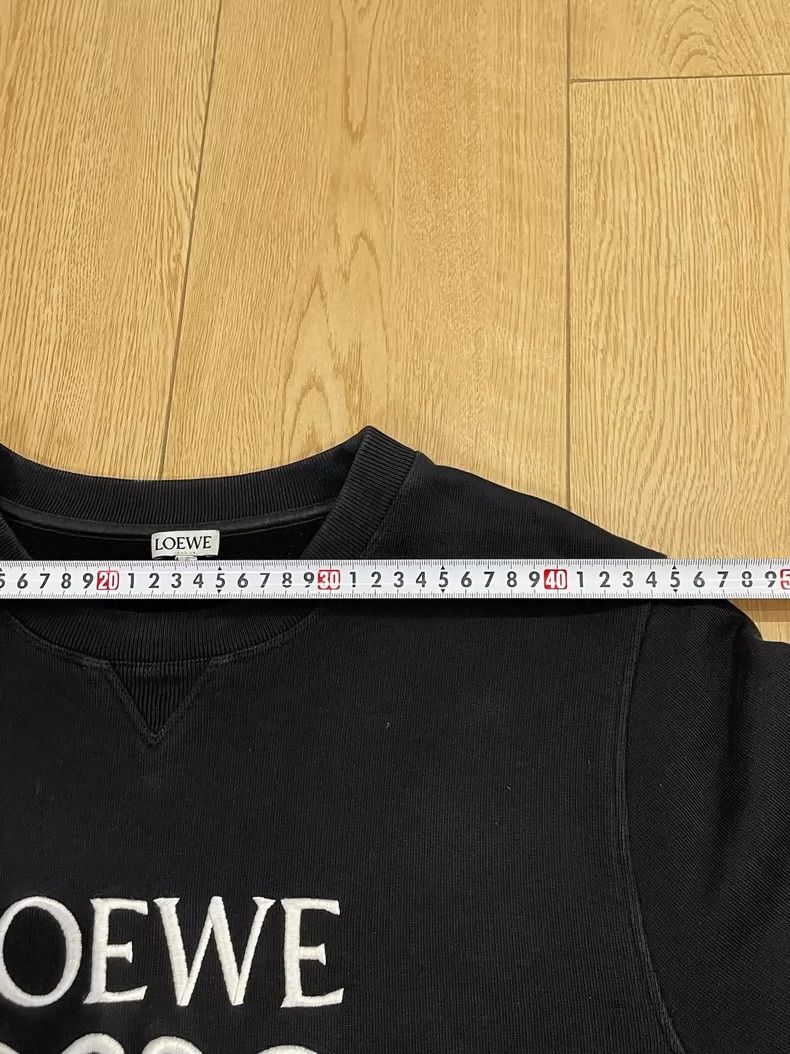 Loewe LOEWE Black embroidered hoodie Size XL / US 12-14 / IT 48-50 - 6 Thumbnail