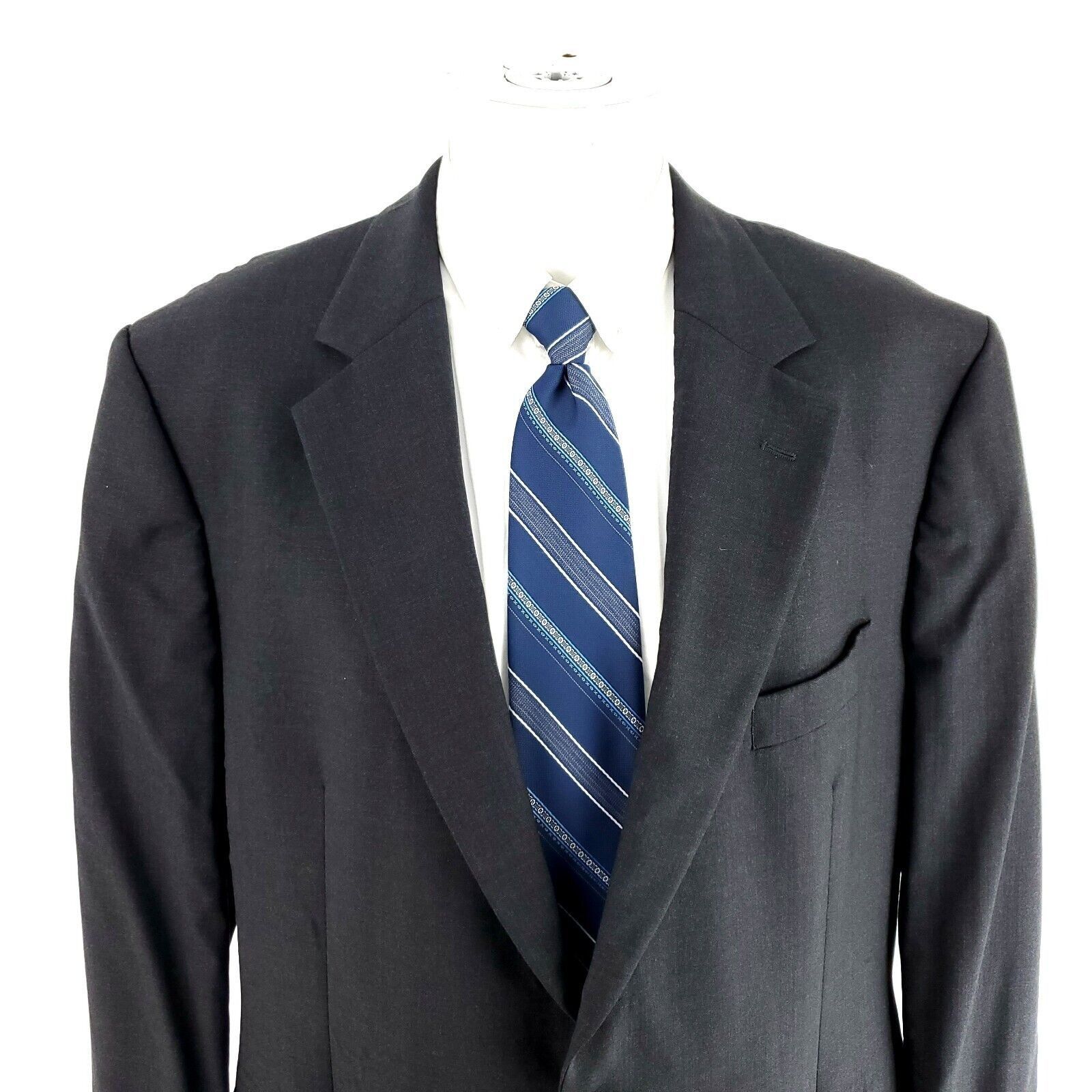 Brooks Brothers DAMAGED 346 Brooks Brothers Stretch Wool 2 Button Blazer 44L Size 44L - 1 Thumbnail