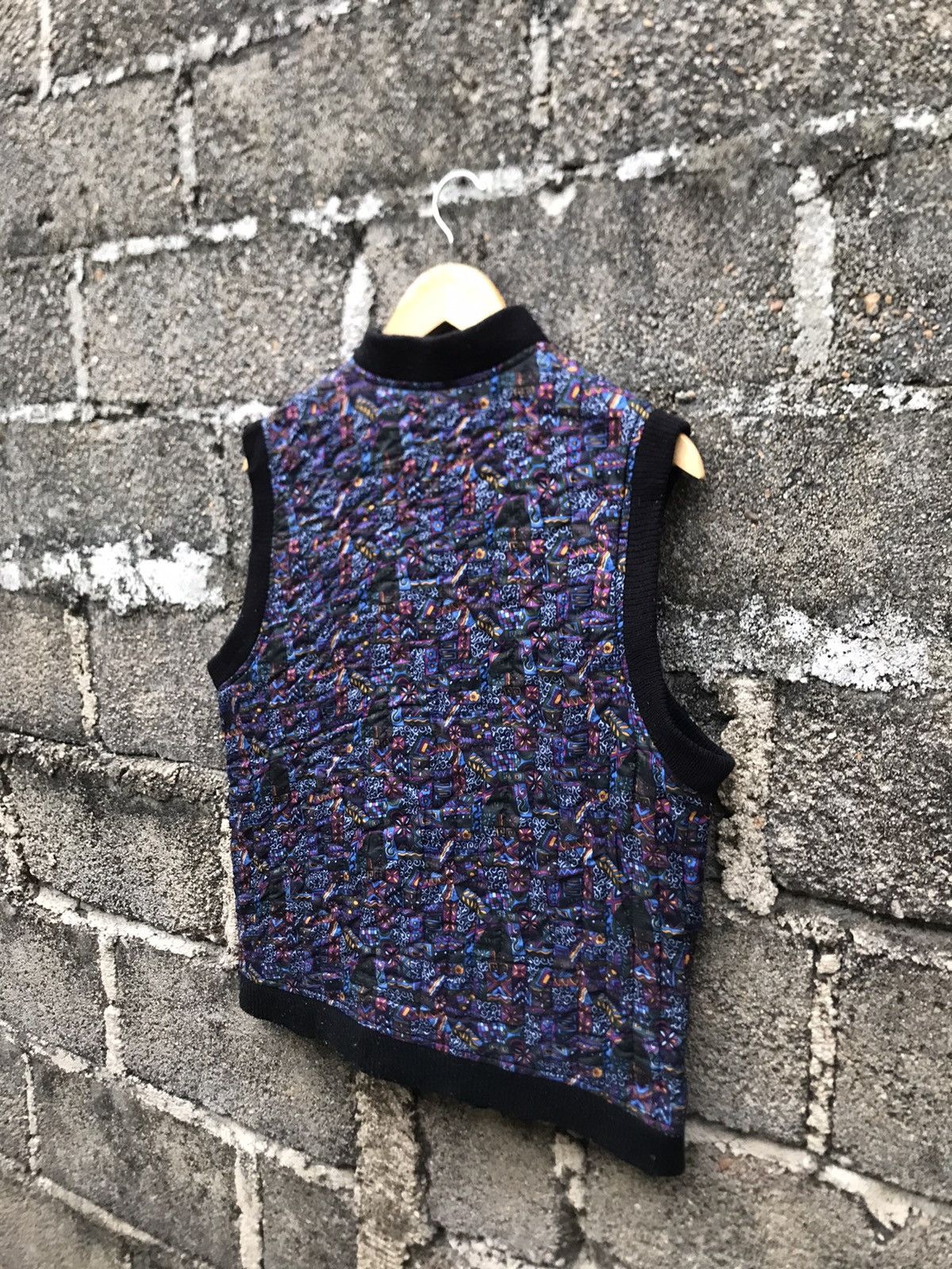 Japanese Brand × Vintage Vintage Ajrakh Block Quilted Vest Size US M / EU 48-50 / 2 - 12 Thumbnail