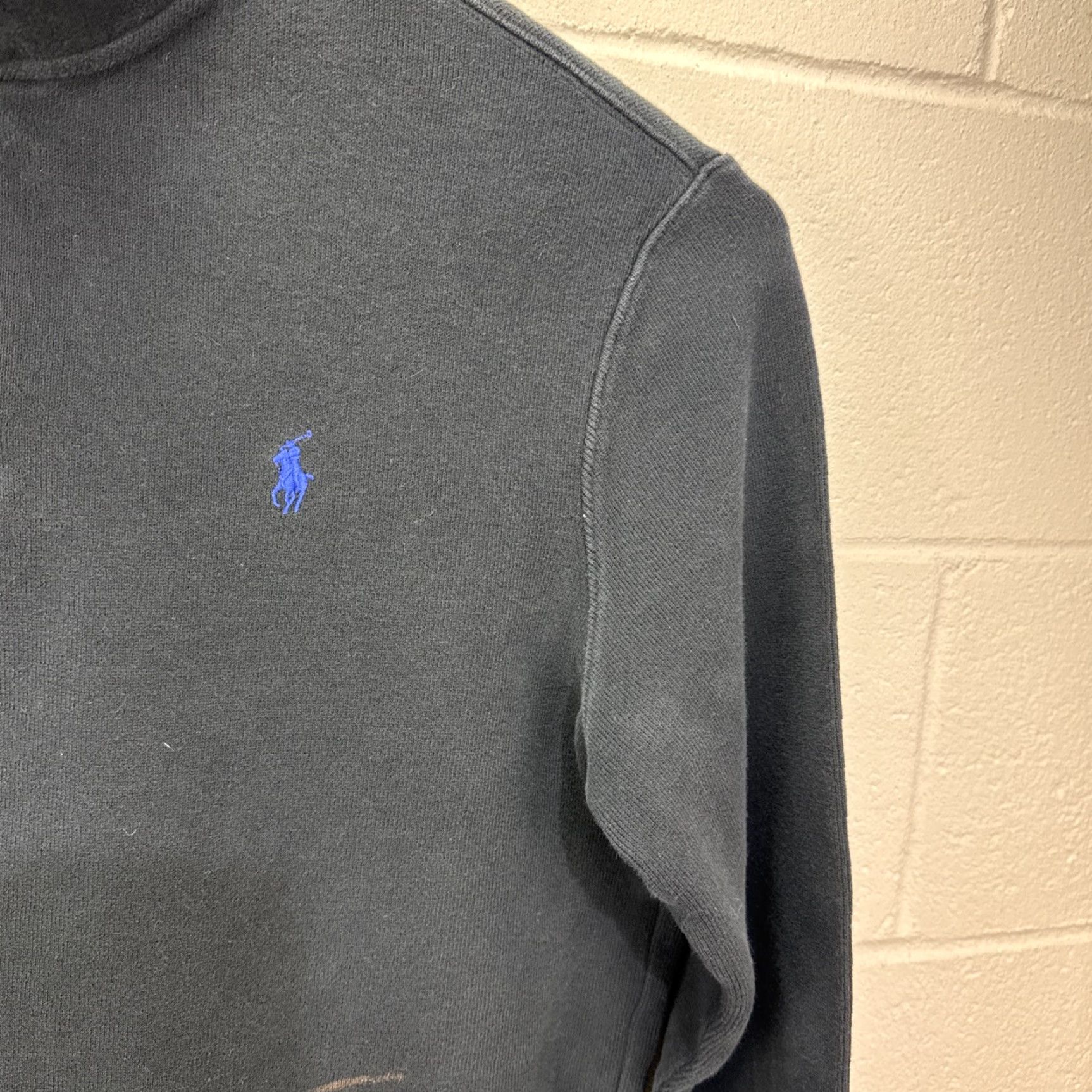 Polo Ralph Lauren Polo Ralph Lauren Sweater Mens Large Black Little Pony 1/4 Zip Pullover FLAW Size US L / EU 52-54 / 3 - 5 Thumbnail