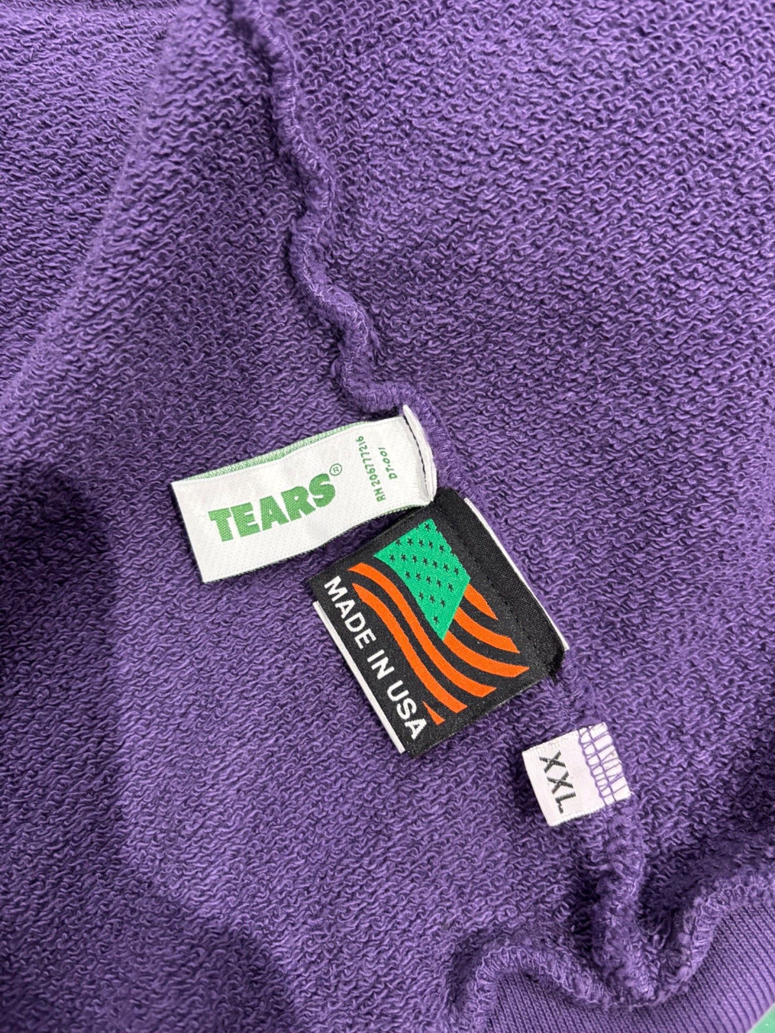 DENIM TEARS Denin Tears America Full-Zip Hoodie Purple Size US XXL / EU 58 / 5 - 9 Thumbnail