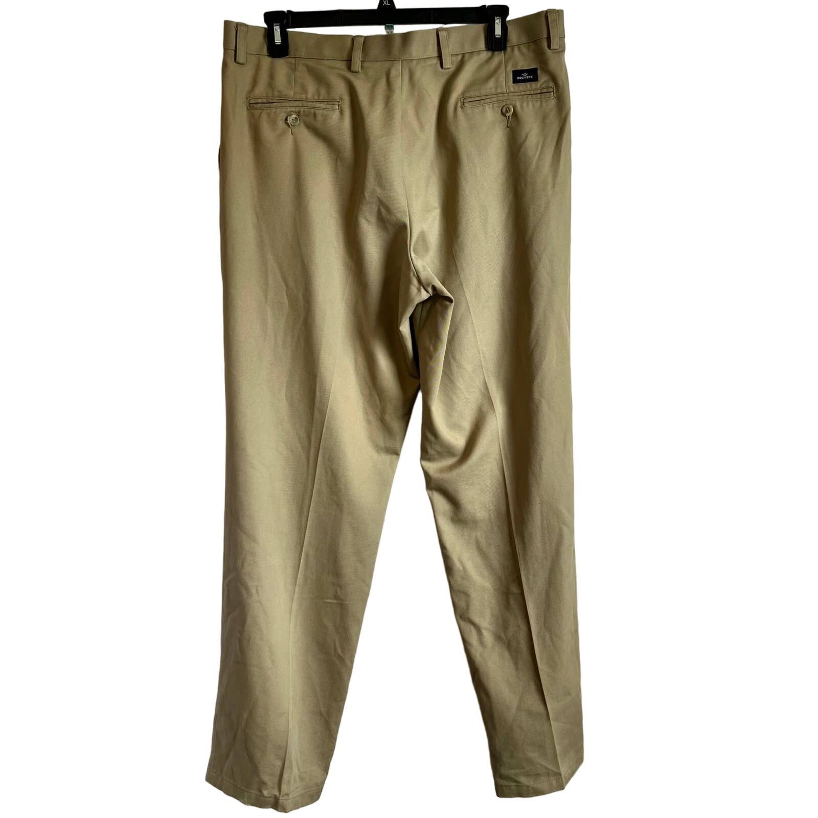 Dockers Dockers Pleated Classic Fit W38X L34 Stretch Waistband TagIt Size US 38 / EU 54 - 2 Thumbnail