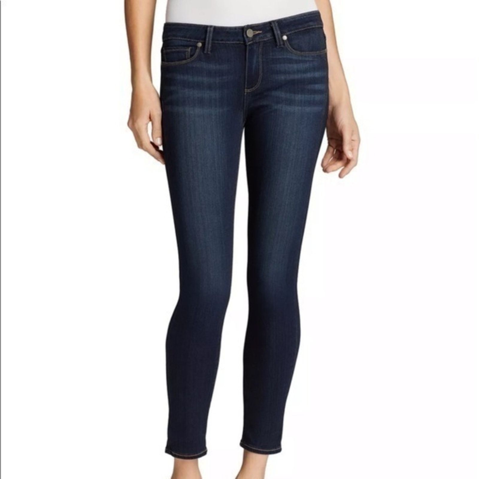 Paige Paige Jeans in Dark Blue | Size 24 Size 24" / US 00 / IT 34 - 5 Thumbnail