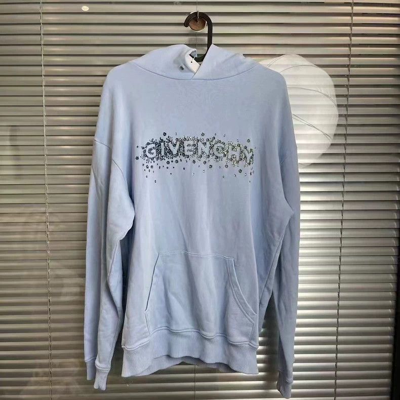 Givenchy Crystal Logo Hoodie Sweatshirt