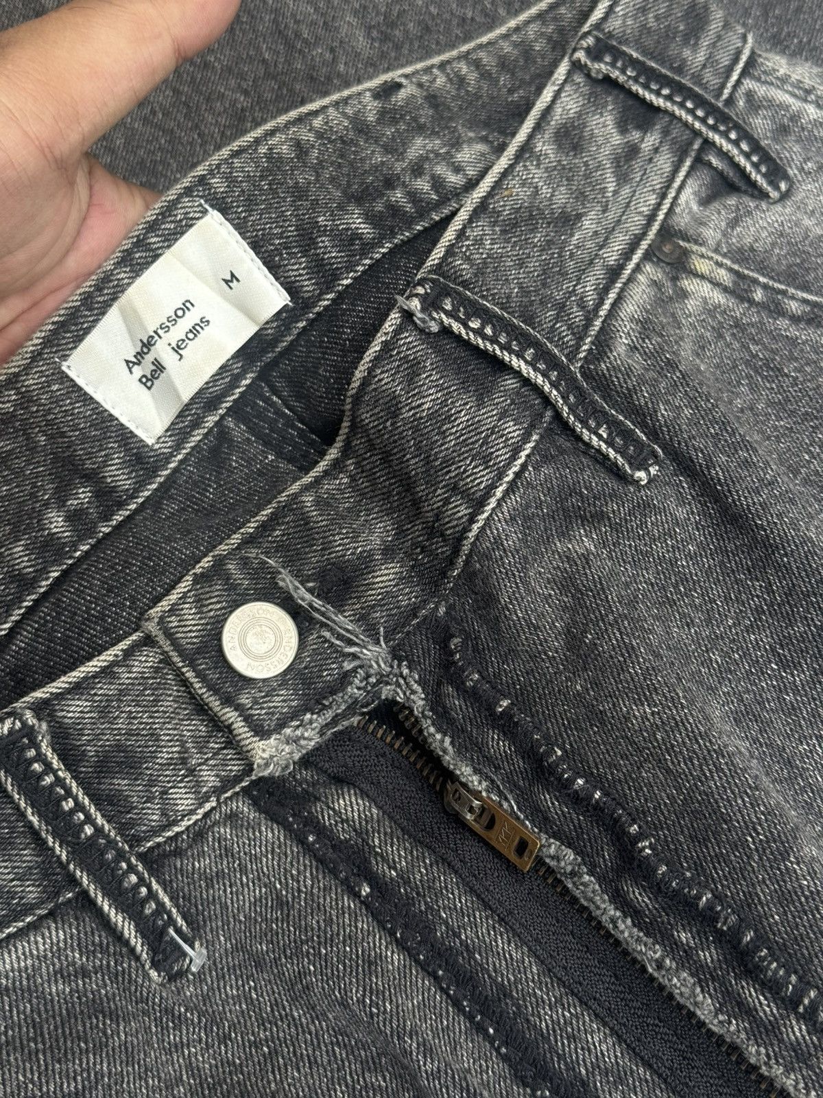 Andersson Bell Andersson Bell Double Knee Carpanter Denim Jeans JW Size US 33 - 11 Thumbnail