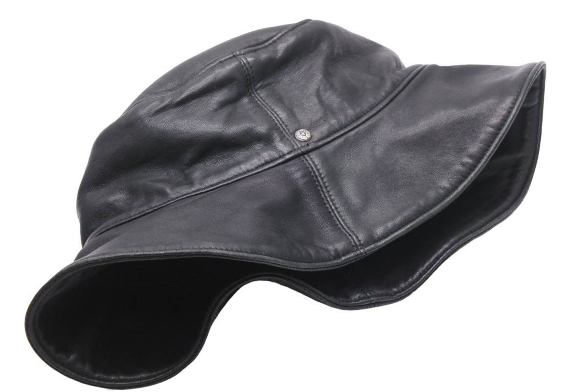Chrome Hearts Chrome Hearts Leather Bucket Hat Size ONE SIZE - 4 Thumbnail